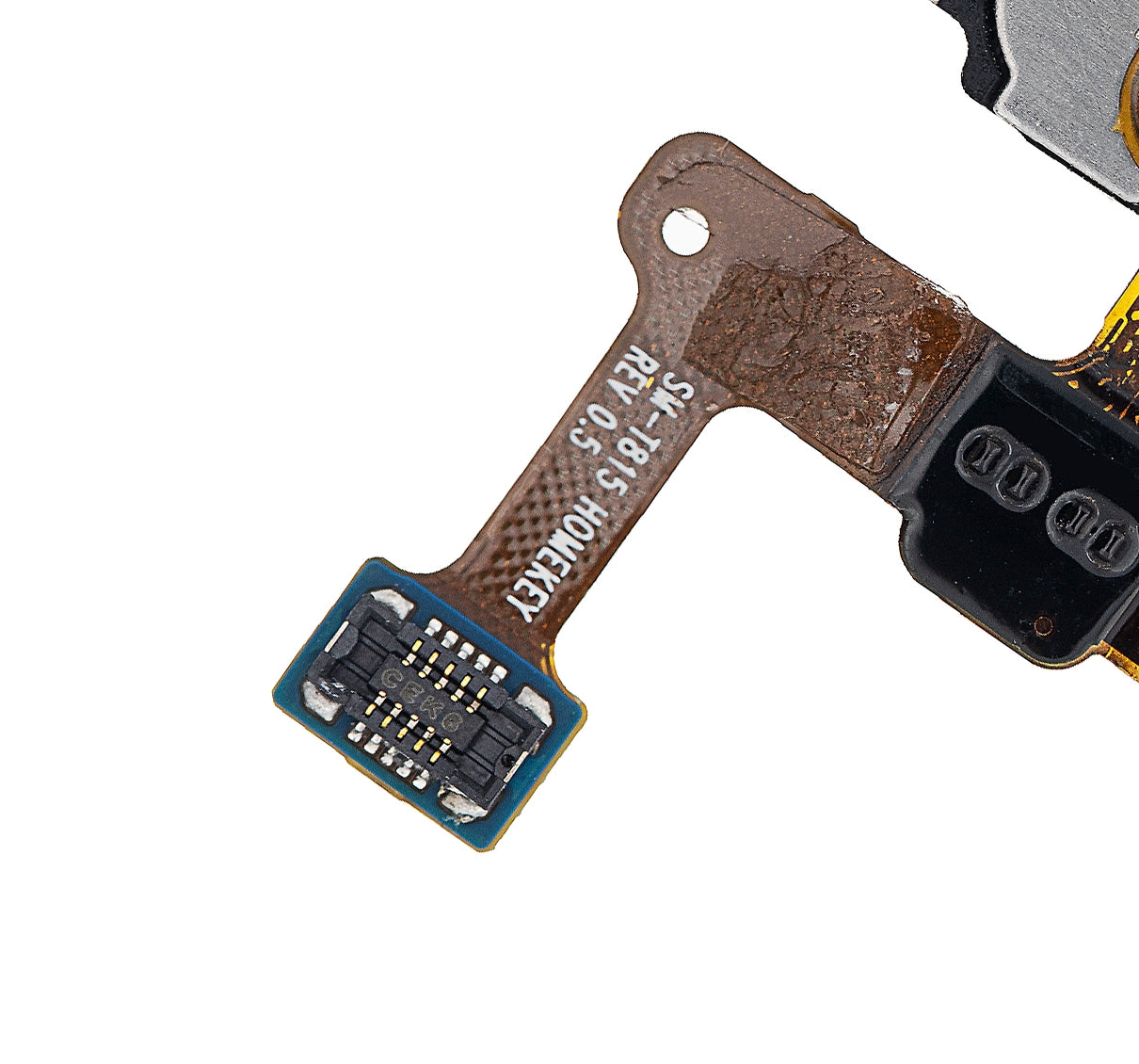 Home Button With Flex Cable Compatible For Samsung Galaxy Tab S2 9.7" (T810) (Black) - product image 3