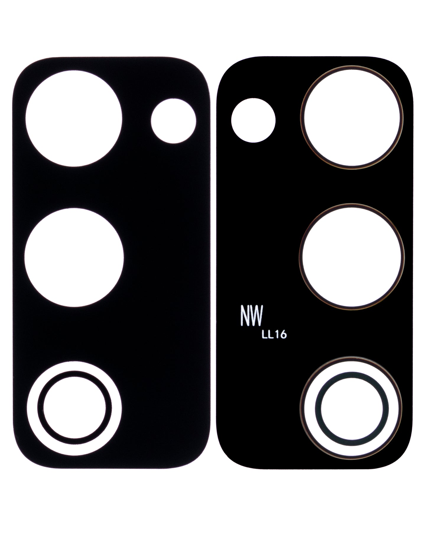Back Camera Lens (Glass Only) With Adhesive For Samsung Galaxy S20 FE 4G / 5G (Black) (10 Pack)