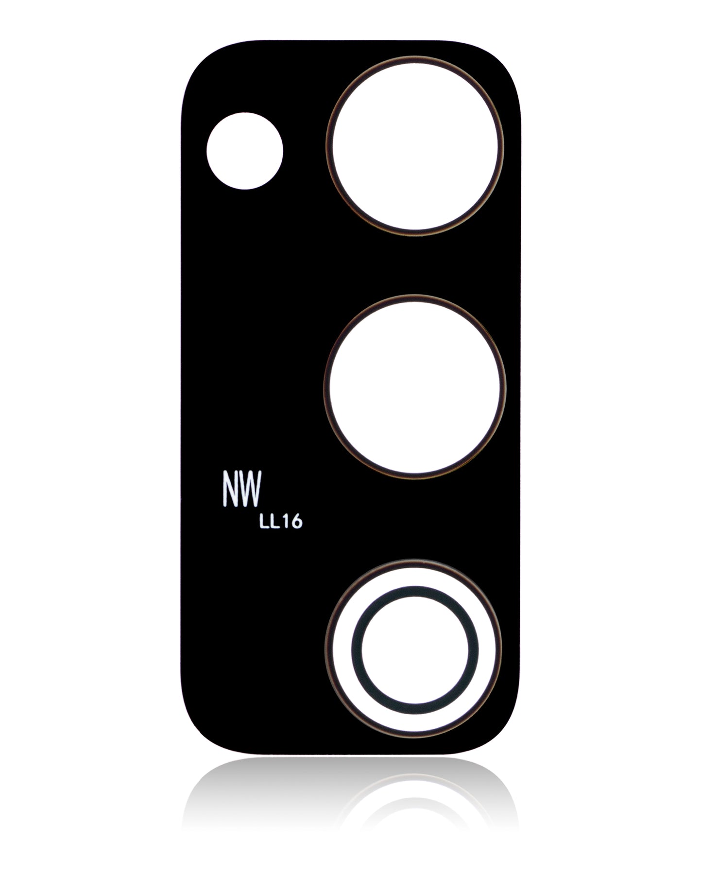 Back Camera Lens (Glass Only) With Adhesive For Samsung Galaxy S20 FE 4G / 5G (Black) (10 Pack)