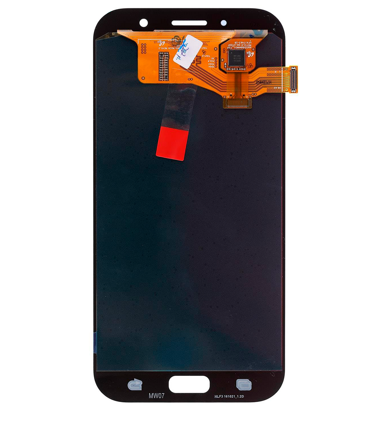 OLED Assembly Without Frame For Samsung Galaxy A7 (Refurbished: Cosmetic Grade: New) (A720 / 2017) (Sky Blue)