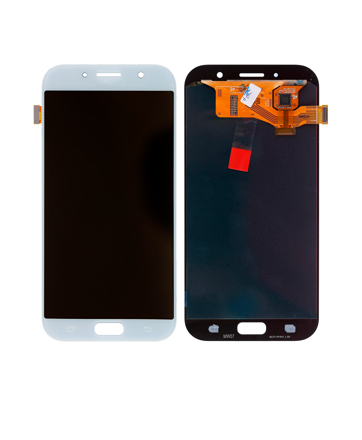 OLED Assembly Without Frame For Samsung Galaxy A7 (Refurbished: Cosmetic Grade: New) (A720 / 2017) (Sky Blue)