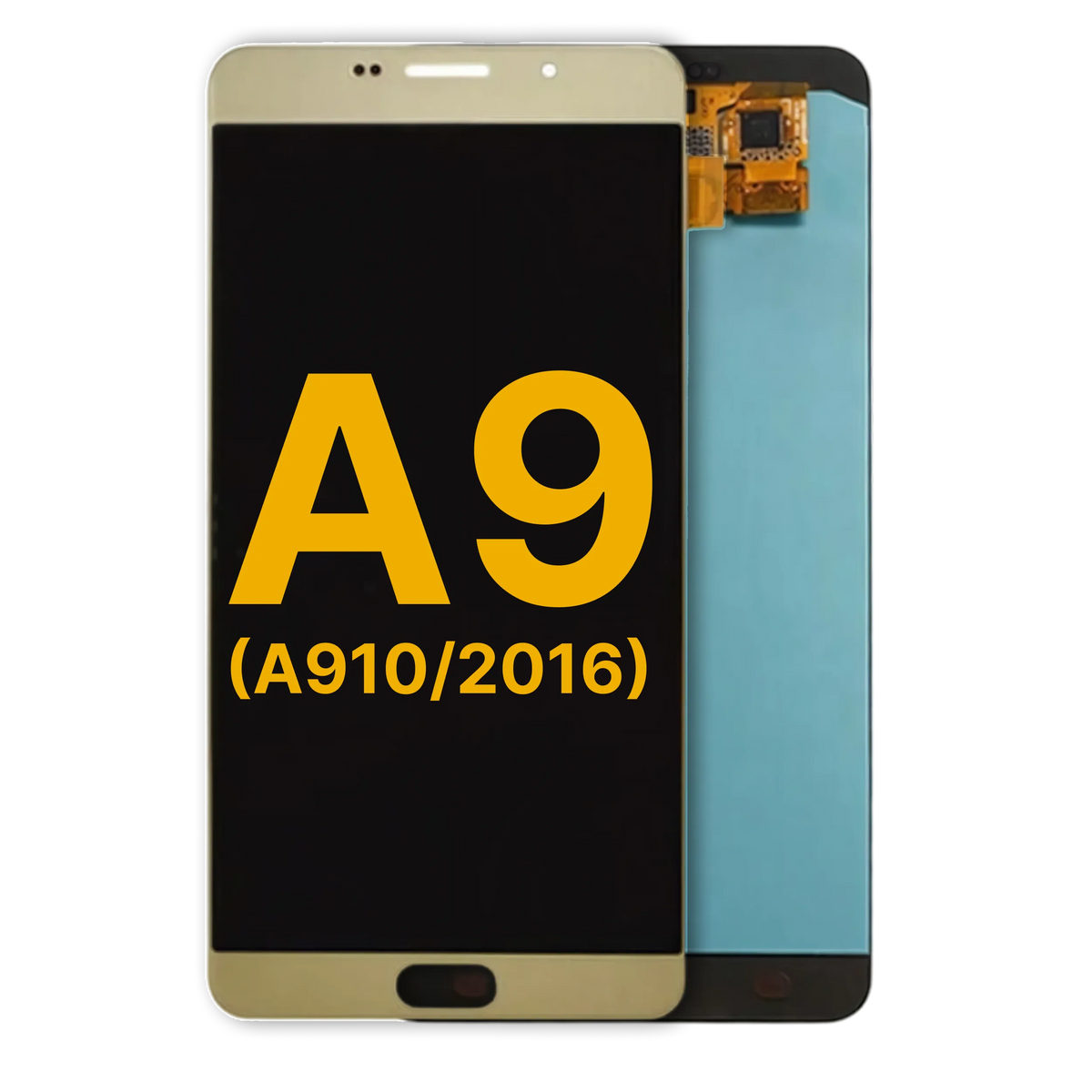 OLED Assembly Without Frame For Samsung Galaxy A9 (A910 / 2016) (Refurbished) (Gold) - product image 1