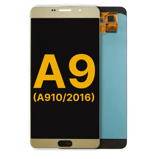 OLED Assembly Without Frame For Samsung Galaxy A9 (A910 / 2016) (Refurbished) (Gold) - product image 1