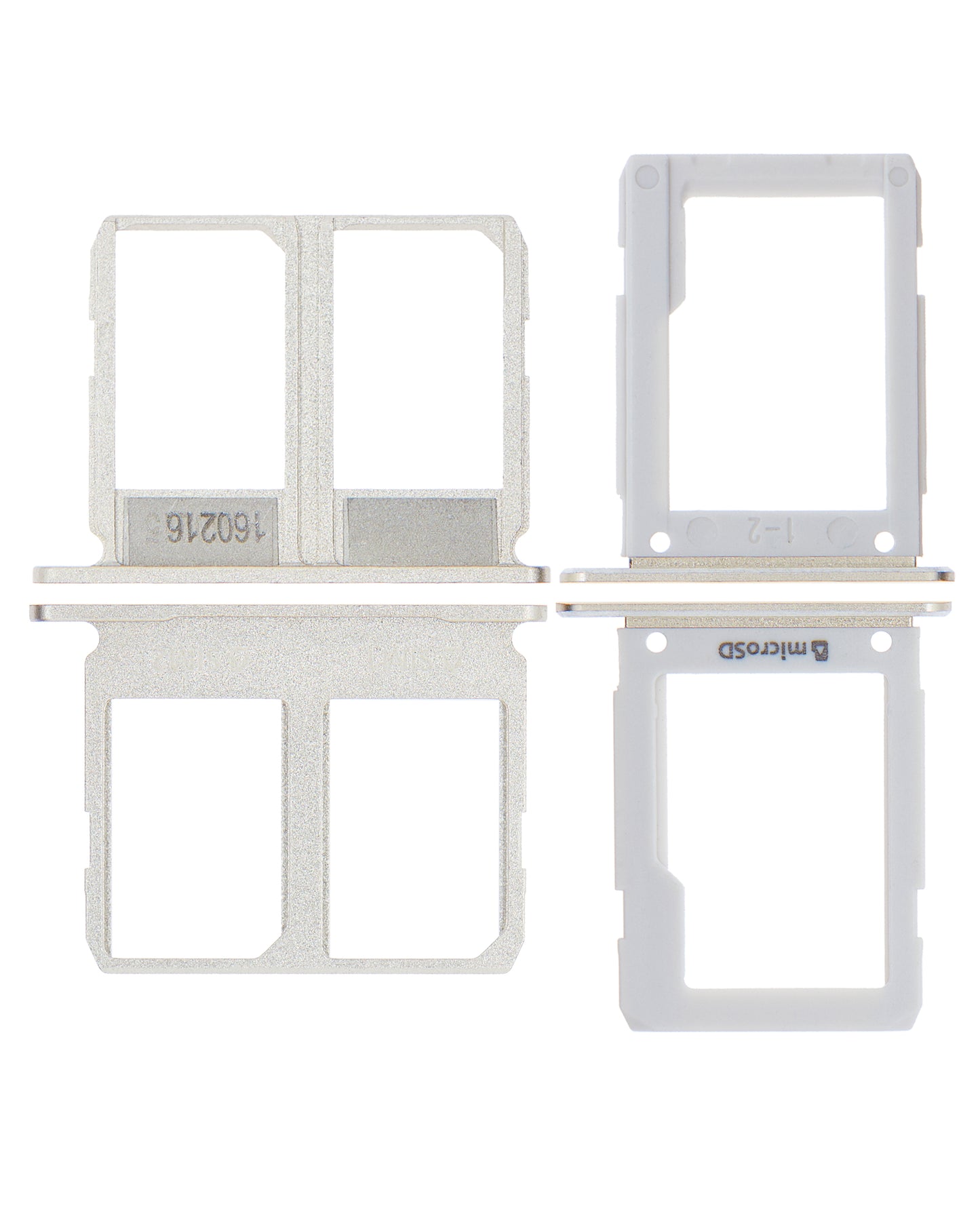 Dual Sim Card Tray For Samsung Galaxy A9 Pro (A910 / 2016) (Gold) (2 Piece Set)