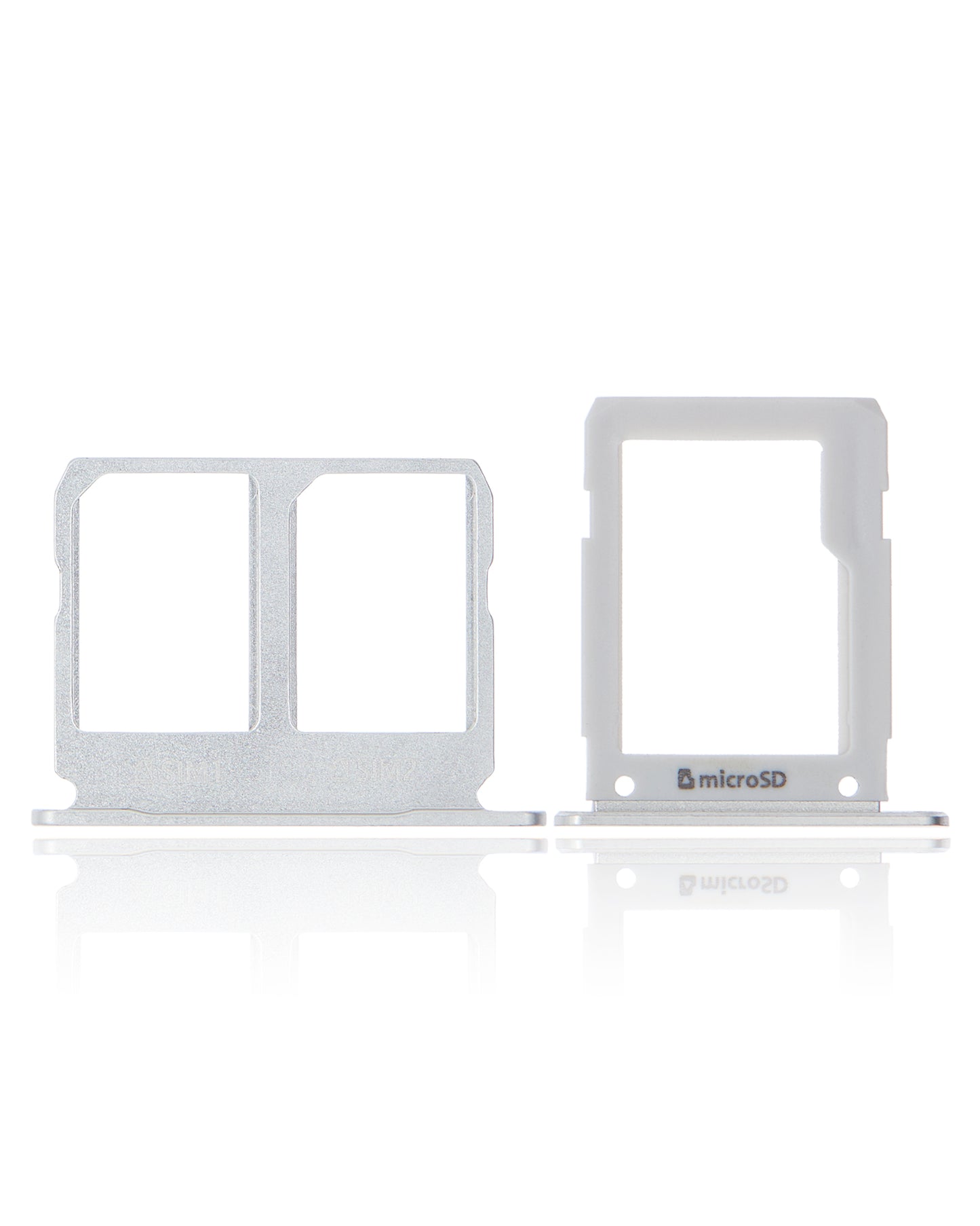 Dual Sim Card Tray For Samsung Galaxy A9 Pro (A910 / 2016) (White) (2 Piece Set)
