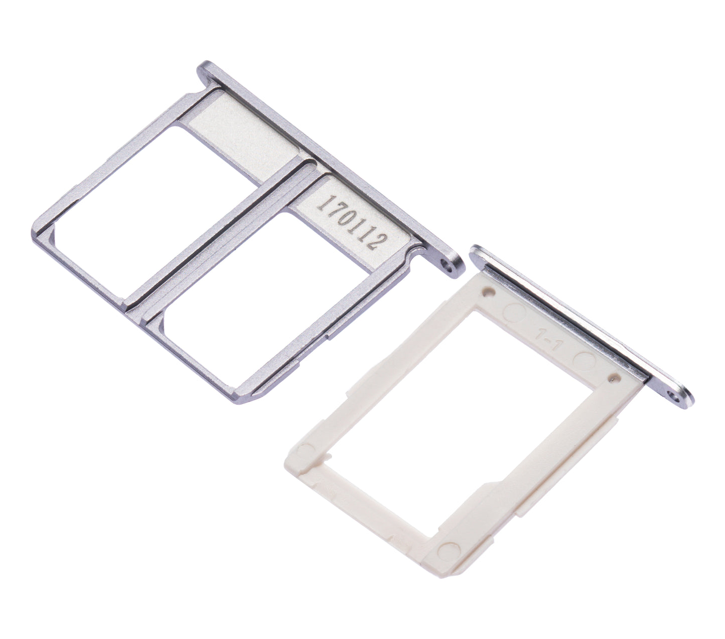 Dual Sim Card Tray For Samsung Galaxy A9 Pro (A910 / 2016) (Black) (2 Piece Set)