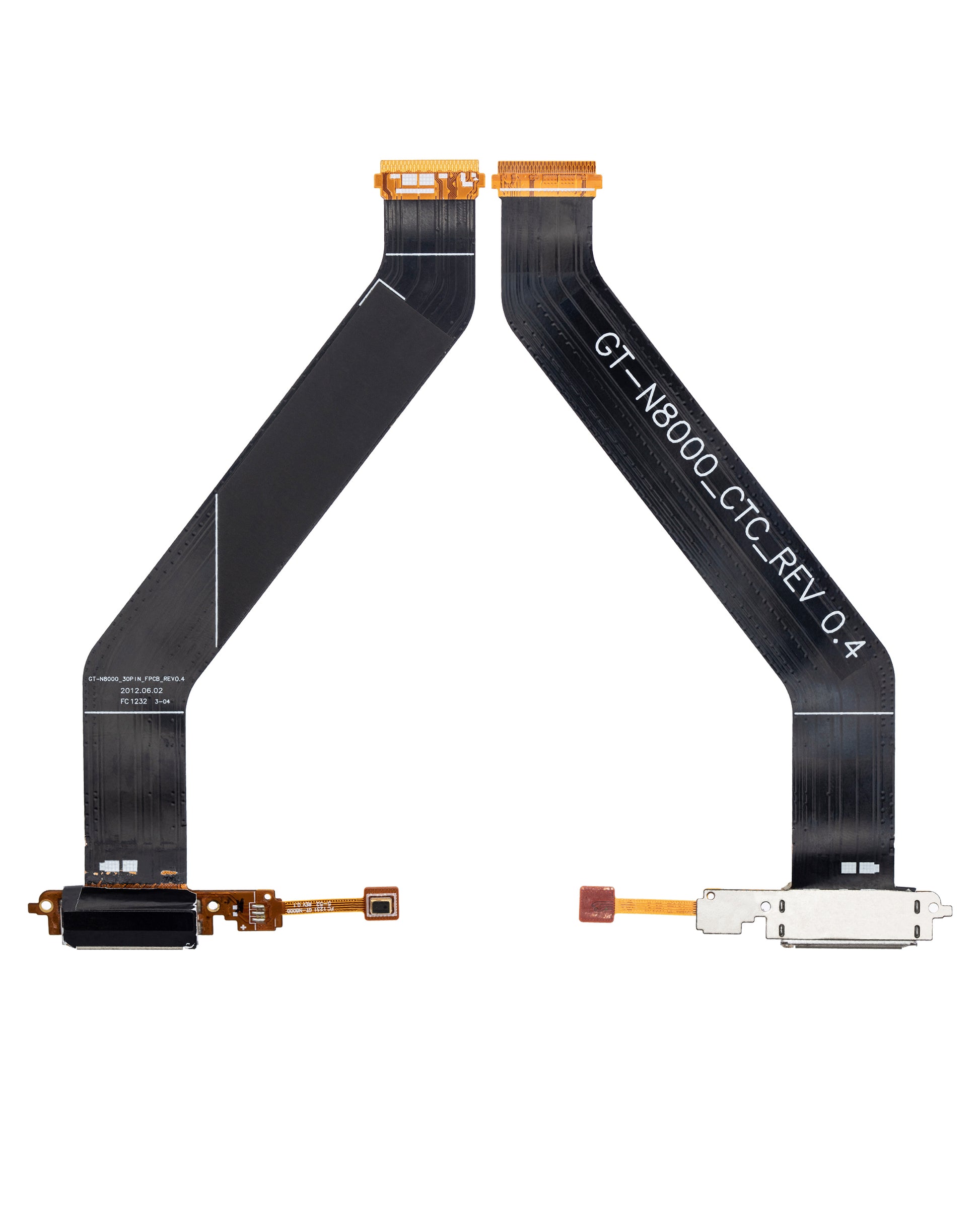 Charging Port Flex Cable For Samsung Galaxy Note 10.1" (N8000) (Premium) Samsung Galaxy Tab replacement part image 2