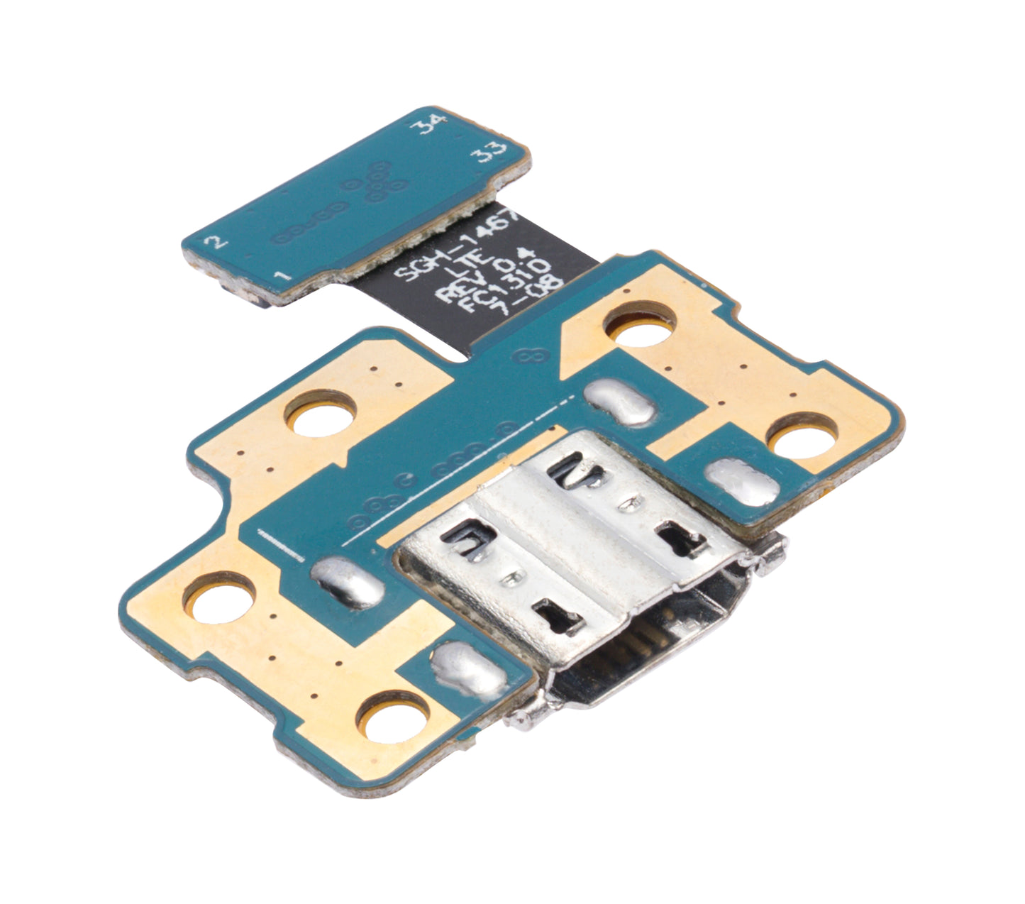 Charging Port Flex Cable For Samsung Galaxy Tab Note 8.0" (N5120 / i467) (LTE & WiFi) (Premium) Samsung Galaxy Tab replacement part image 4