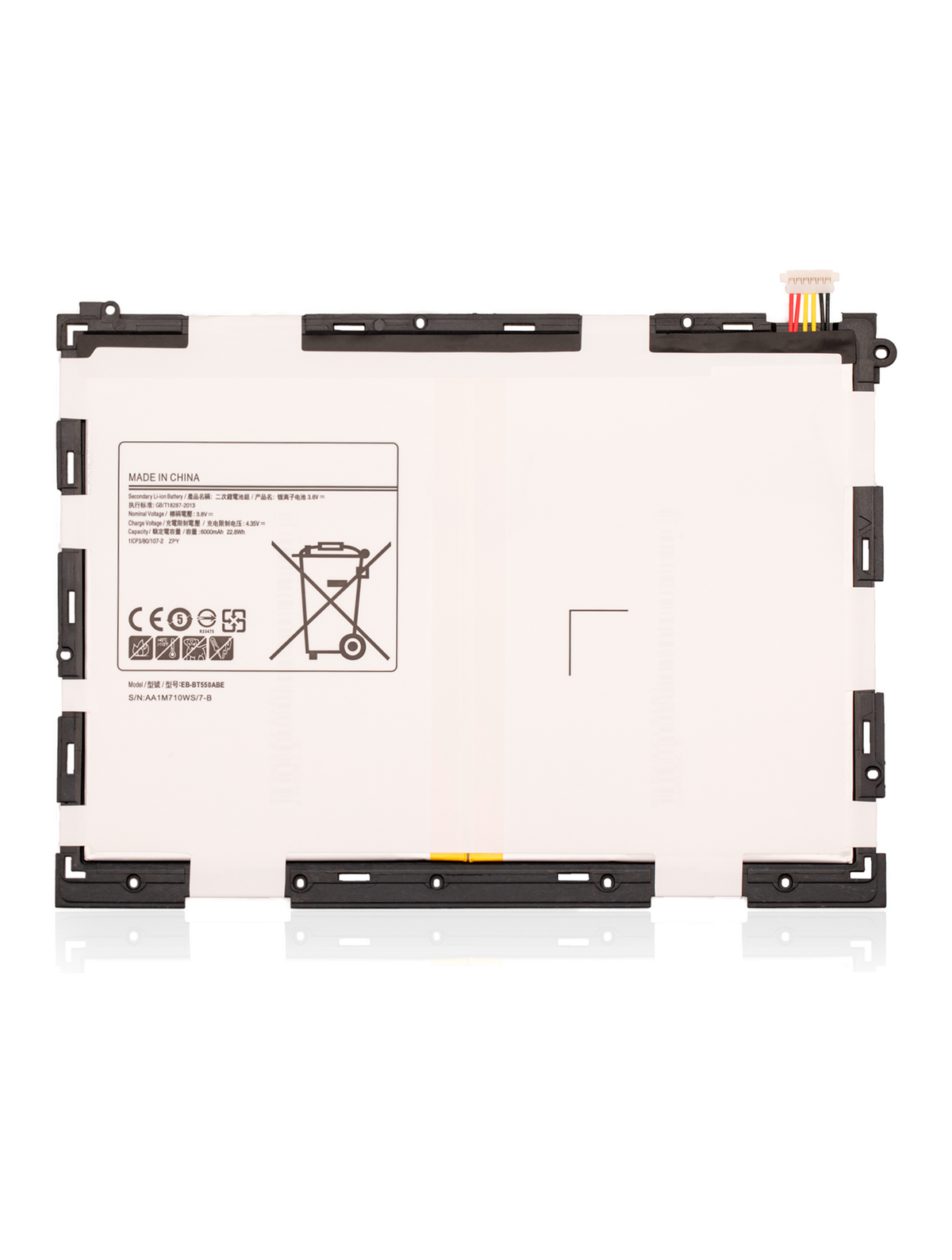 Replacement Battery For Samsung Galaxy Tab A 9.7" (T550 / T555) (2015) (EB-BT550ABA/E) - Samsung Galaxy Tab A 9.7" (2015) Replacement Parts - SKU 107082015615 - product image 1