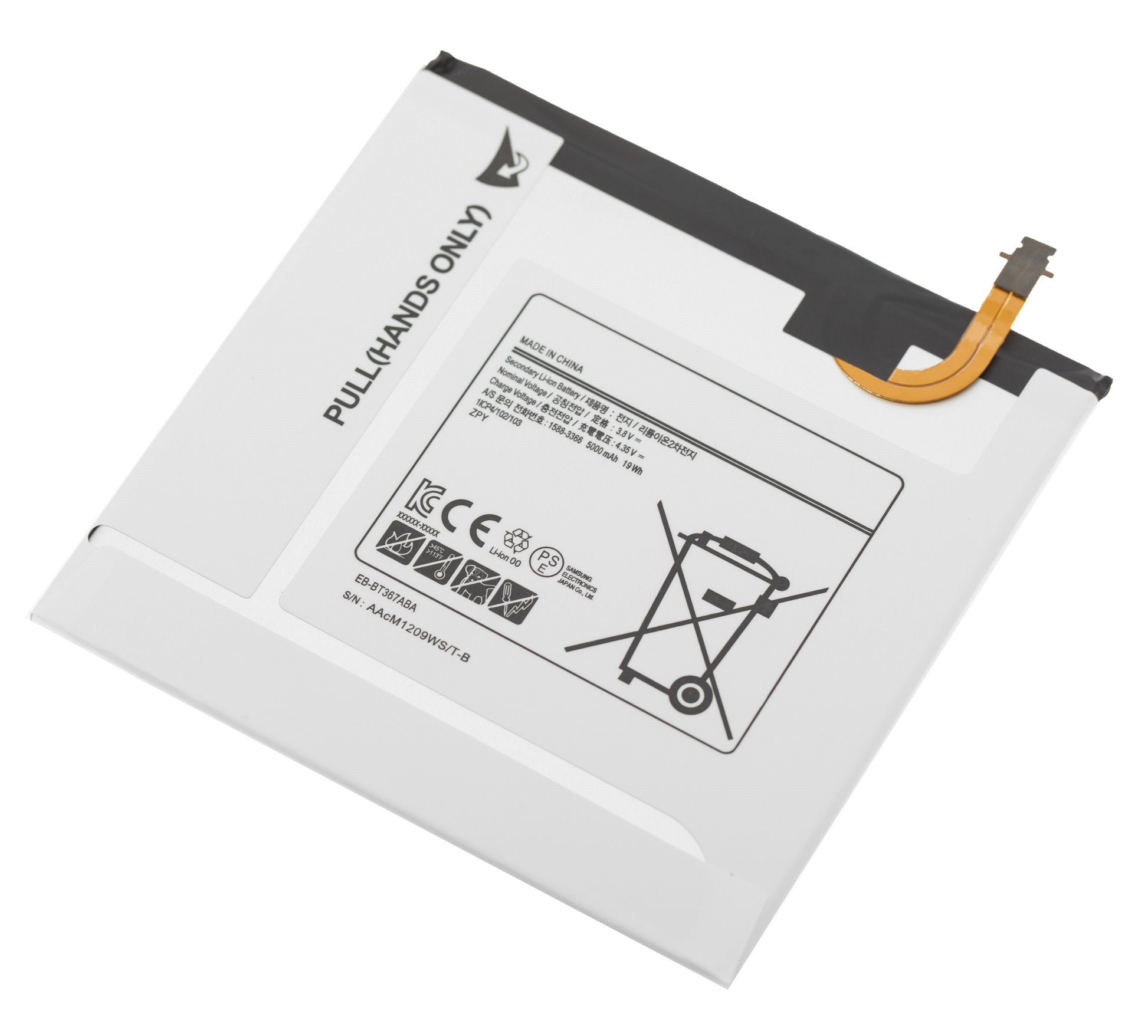 Replacement Battery For Samsung Galaxy Tab E 8.0" (T377) (2016) / Tab A 8.0" (2017) (T380 / T385) (EB-BT367ABA) - Samsung Galaxy Tab A 8.0" (2017) Replacement Parts; Samsung Galaxy Tab A 8.0" (2018) Replacement Parts - SKU 107082015619 - product image 3
