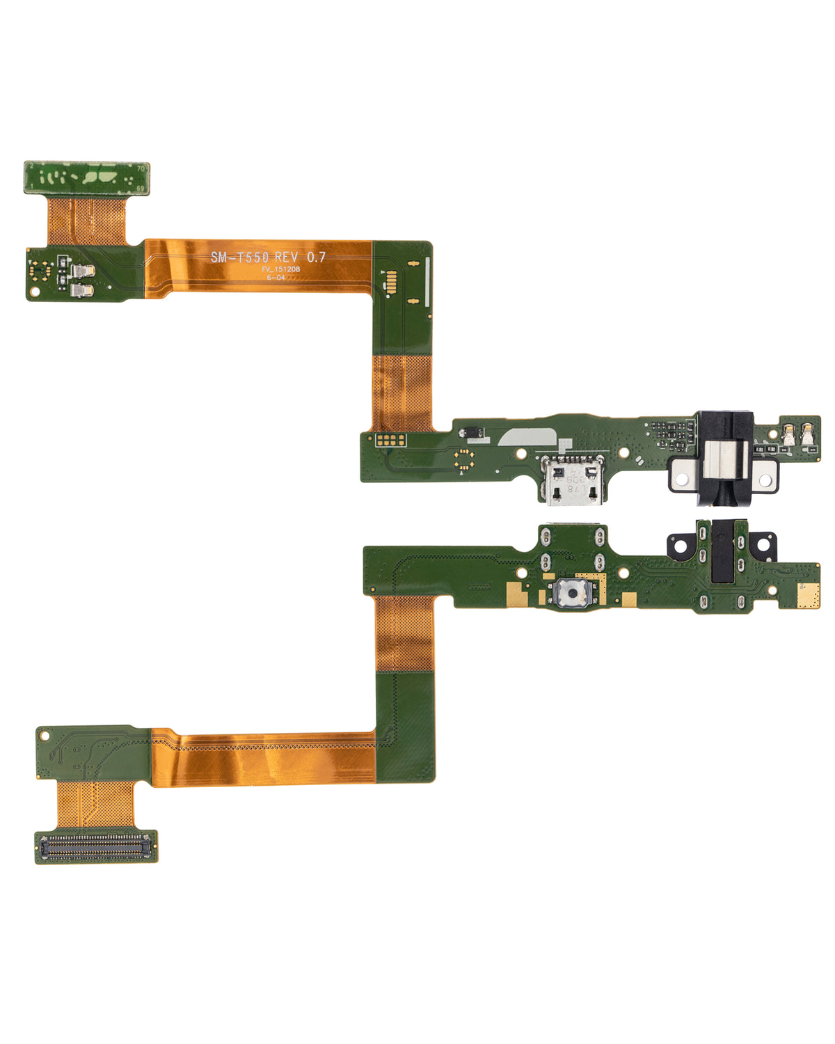 Charging Port Flex Cable With Headphone Jack For Samsung Galaxy Tab A 9.7" (T550 / T555) (2015) (Premium) - Samsung Galaxy Tab A 9.7" (2015) Replacement Parts - SKU 107082015621 - product image 6