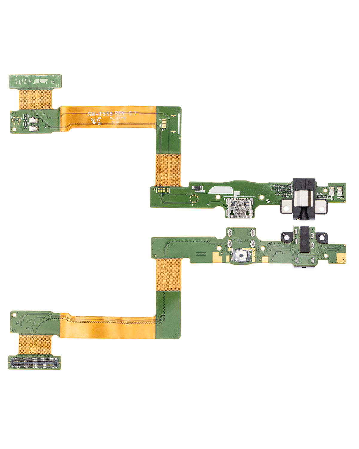 Charging Port Flex Cable With Headphone Jack For Samsung Galaxy Tab A 9.7" (T550 / T555) (2015) (Premium) - Samsung Galaxy Tab A 9.7" (2015) Replacement Parts - SKU 107082015629 - product image 2