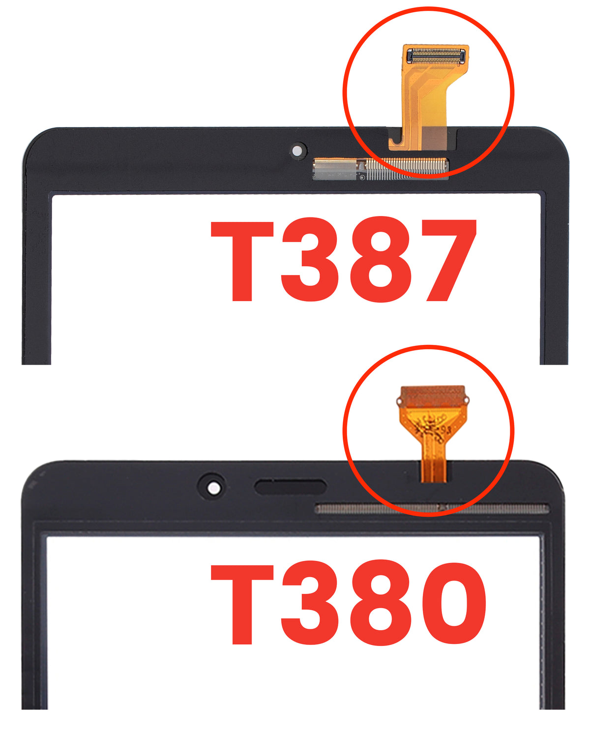 Digitizer Compatible For Samsung Galaxy Tab A 8.0" (2018) (T387) (Cellular Version) (Black) - Samsung Galaxy Tab A 8.0" (2018) Replacement Parts - SKU 107082015655 - product image 5