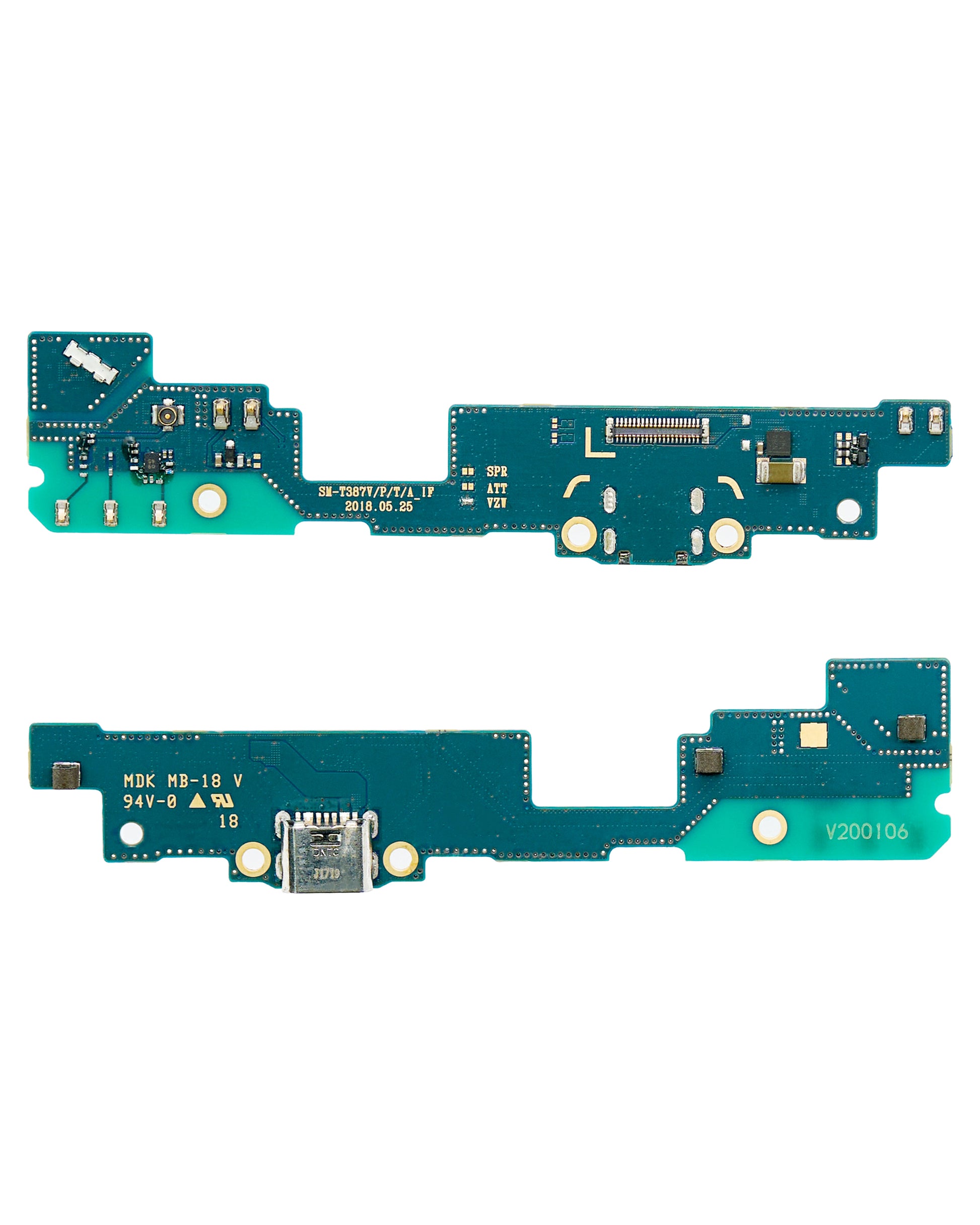 USB-C Charging Port Flex Cable For Samsung Galaxy Tab A 8.0" (2017) (T387) (Premium) - Samsung Galaxy Tab A 8.0" (2017) Replacement Parts - SKU 107082015729 - product image 2