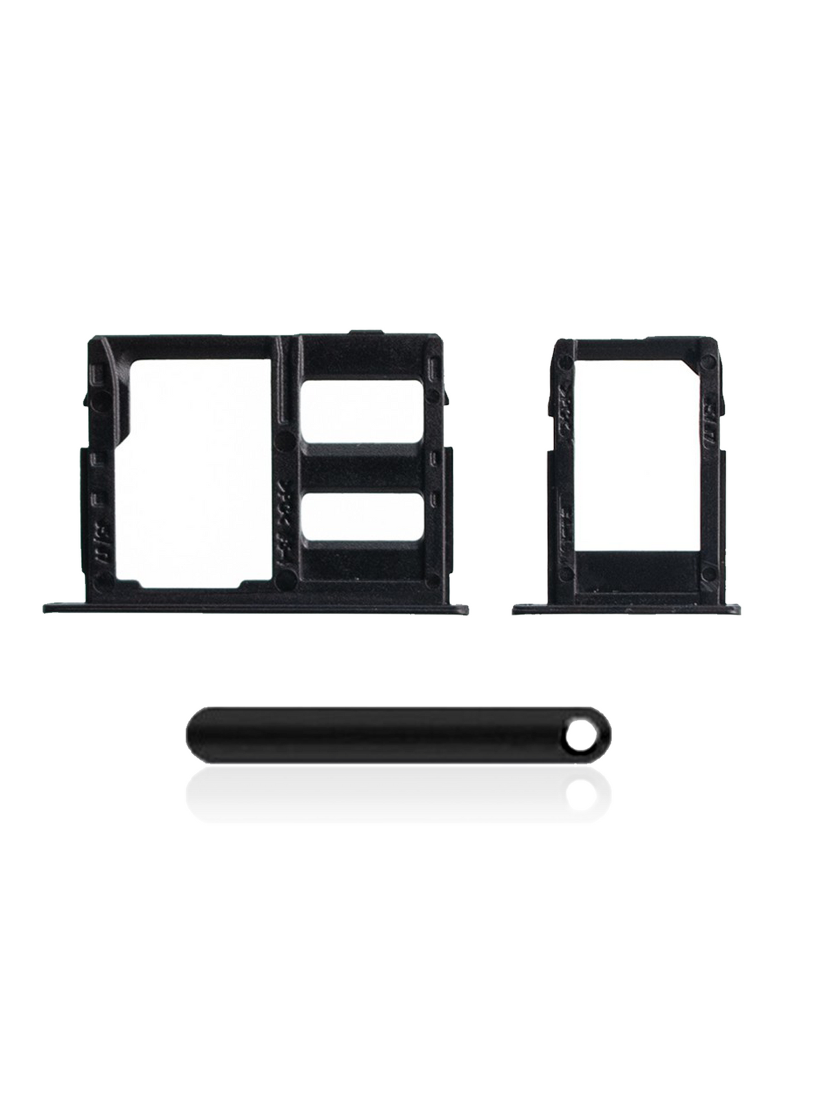 Sim Card Tray For Samsung Galaxy J7 Pro (J730 / 2017) (Black) Samsung replacement part SKU 107082016139 - product image 1