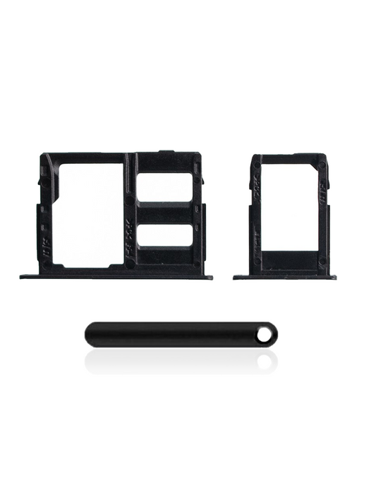 Sim Card Tray For Samsung Galaxy J7 Pro (J730 / 2017) (Black) Samsung replacement part SKU 107082016139 - product image 1