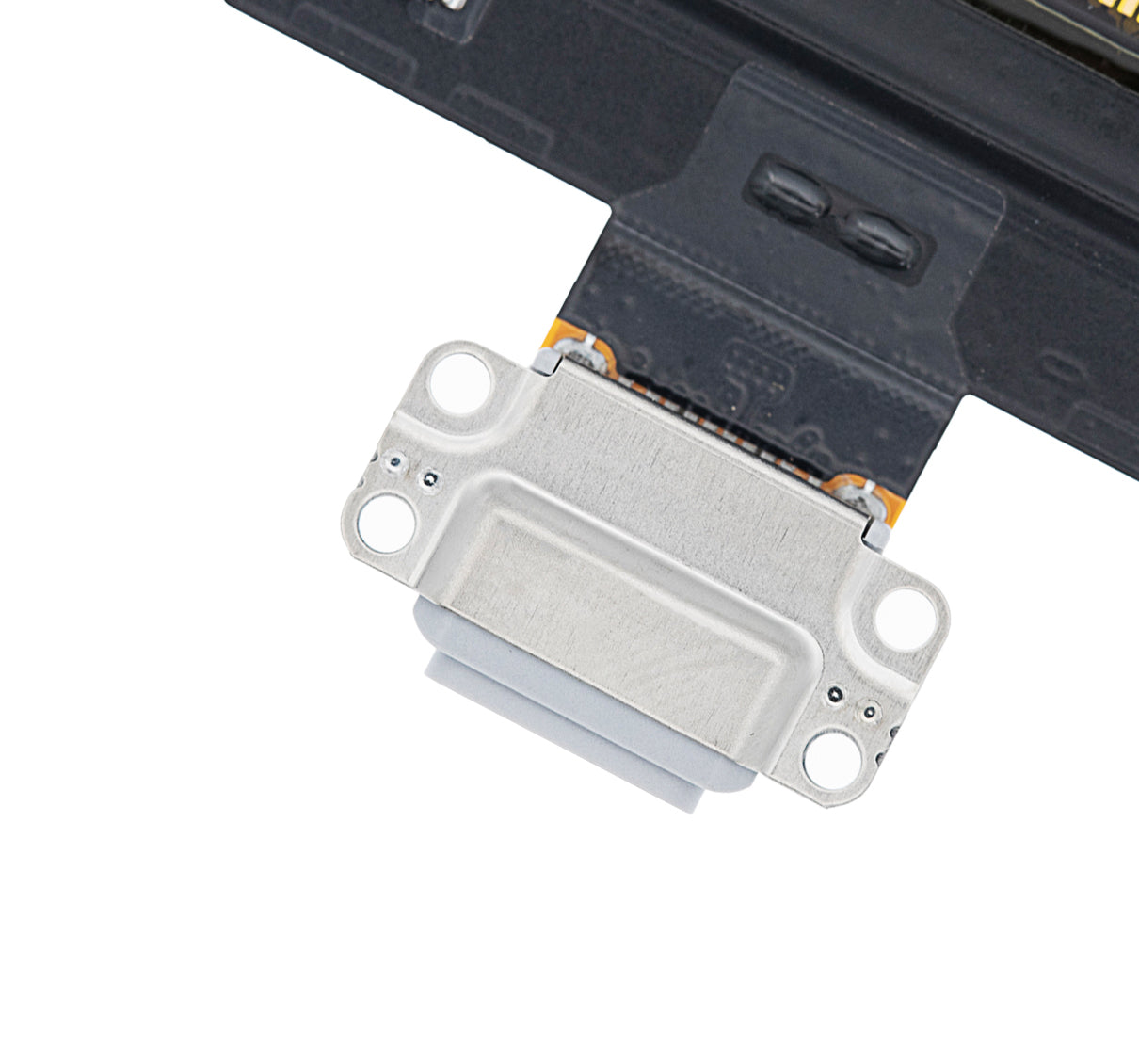 Charging Port Flex Cable For iPad Air 3 (Soldering Required) (White) (Premium) (White)