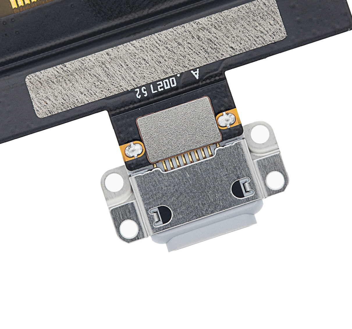 Charging Port Flex Cable For iPad Air 3 (Soldering Required) (White) (Premium) (White)