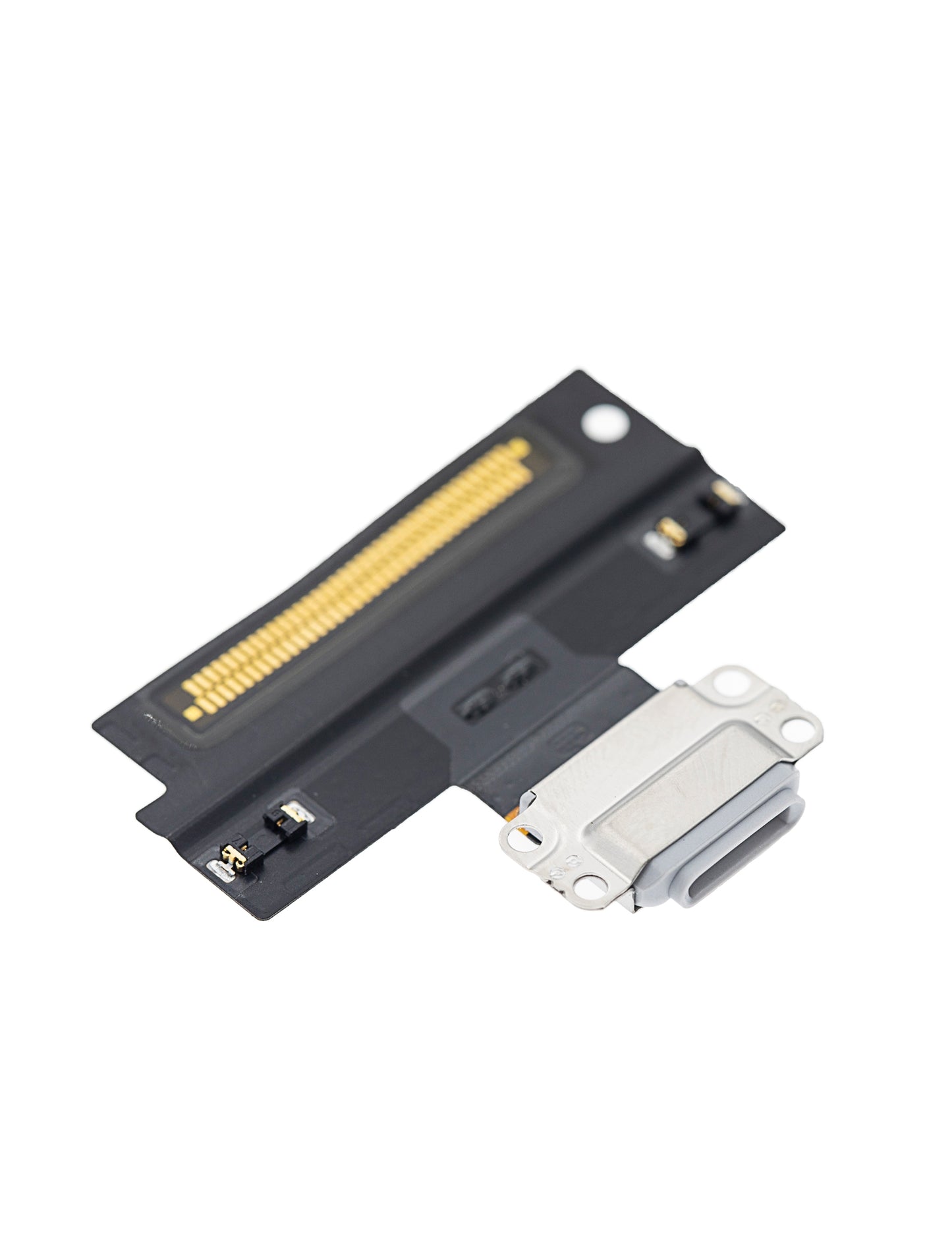 Charging Port Flex Cable For iPad Air 3 (Soldering Required) (White) (Premium) (White)