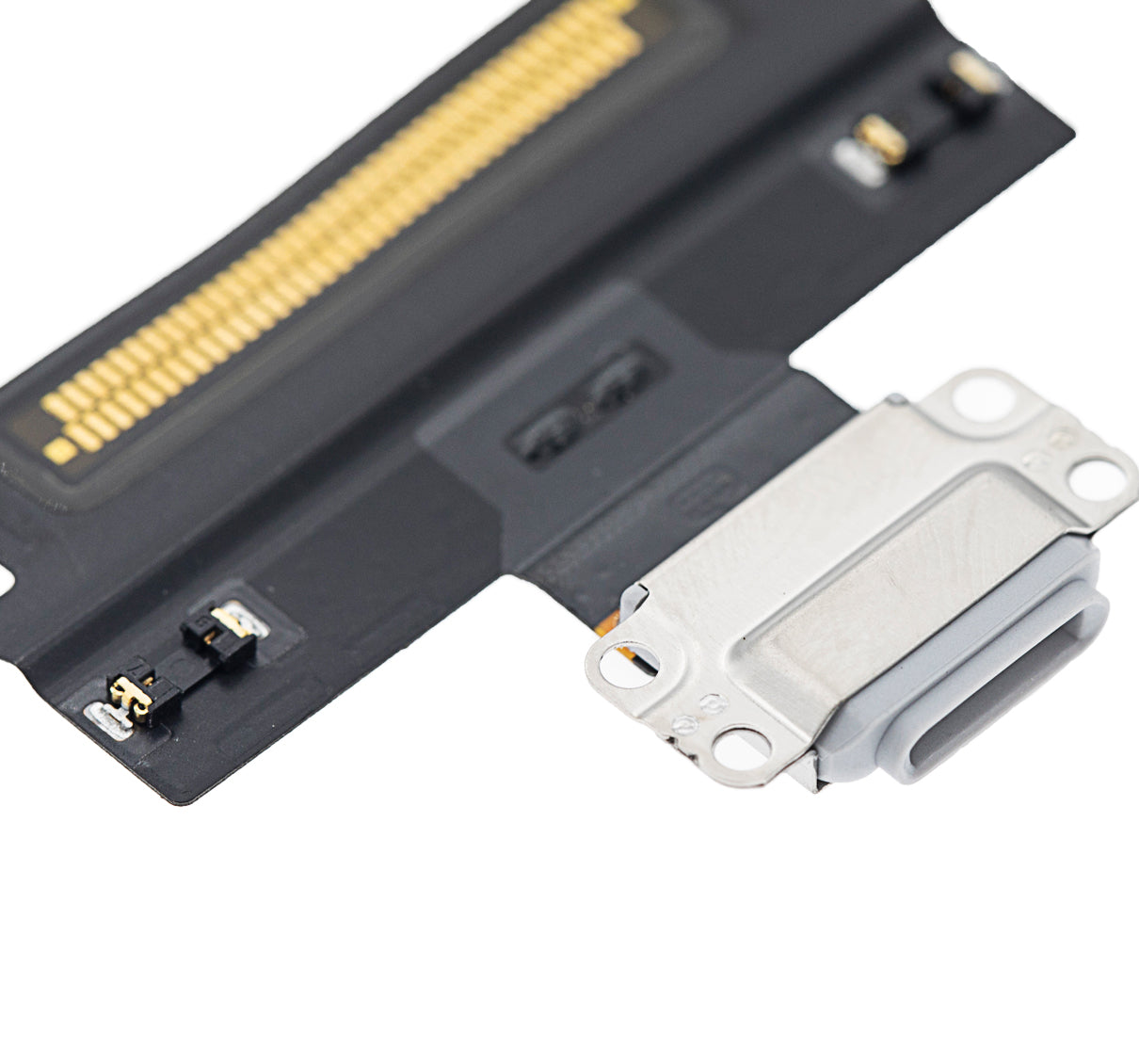 Charging Port Flex Cable For iPad Air 3 (Soldering Required) (White) (Premium) (White)