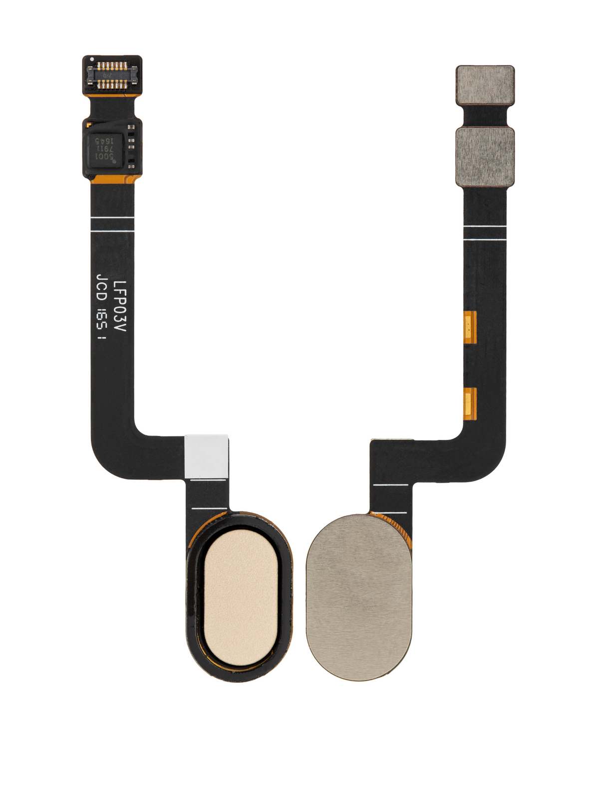 Home Button With Fingerprint Sensor Flex Cable For Motorola Moto G5S (XT1797 / 2017) (Gold) | compatible mobile phone replacement part | SKU 107082016526 | product image 2