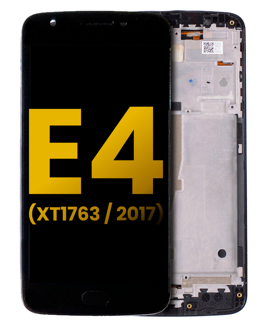 LCD Assembly With Frame for Moto E4 (XT1763 / 2017) - Motorola screen replacement part, SKU 107082016555, product image 1