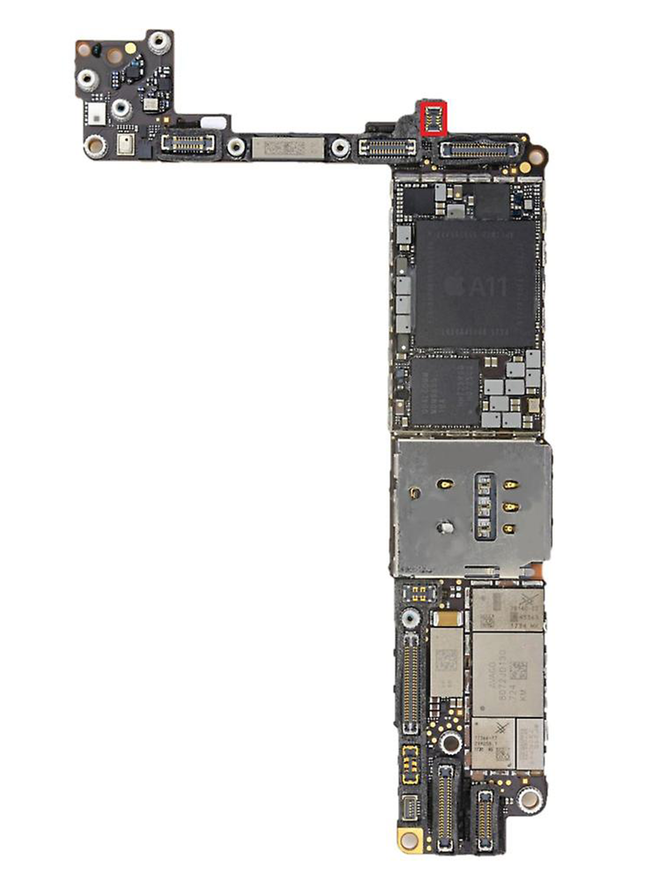 UAT TUNER GPS FLEX FPC Connector For iPhone 8 / 8 Plus (TUNFX_RF: 6 Pin)