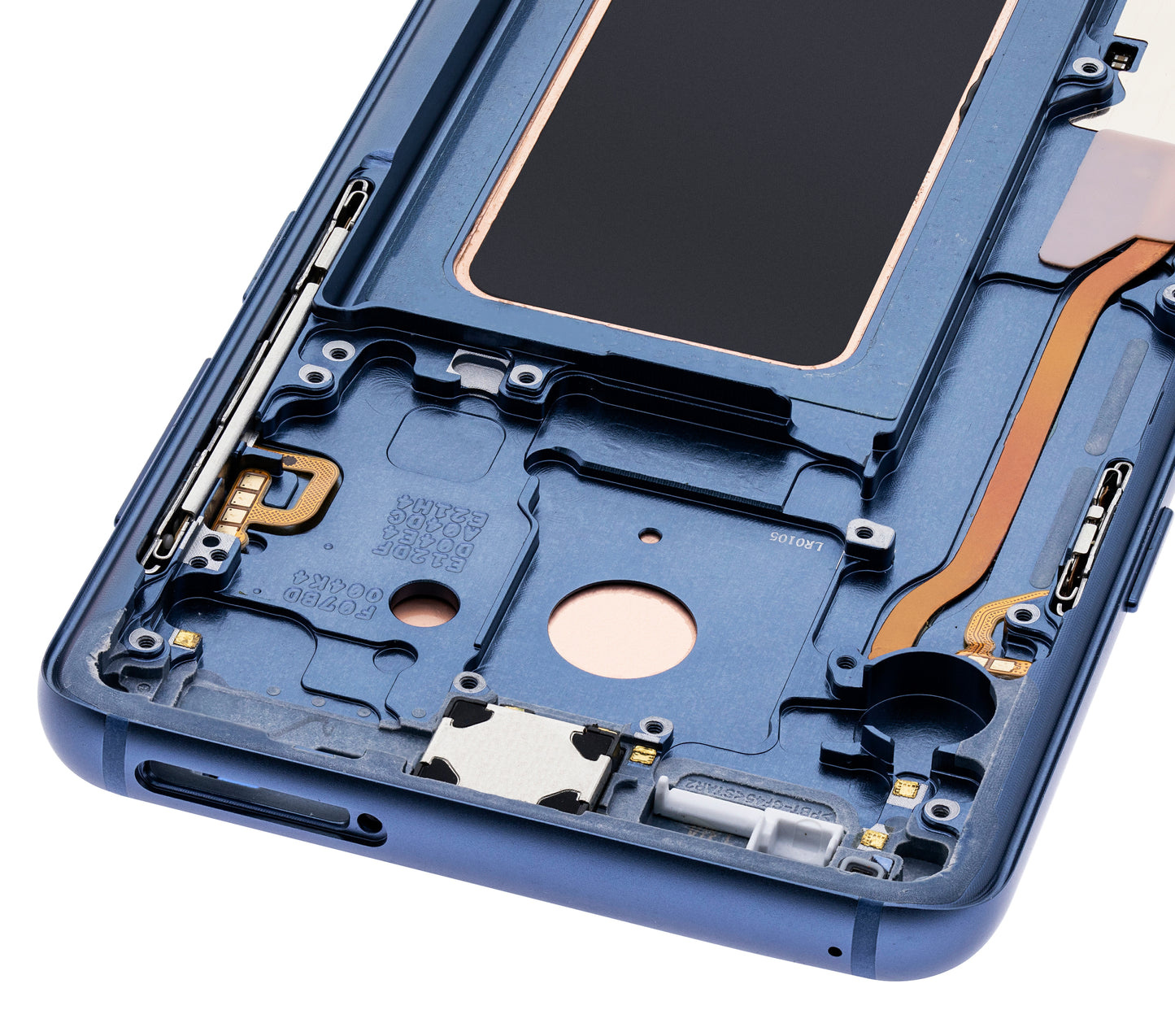OLED Assembly With Frame For Samsung Galaxy S9 Plus (Aftermarket Plus) (Coral Blue)
