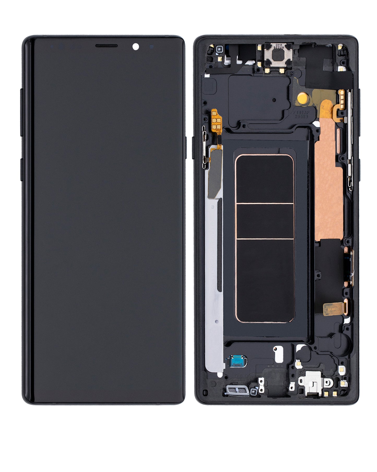 OLED Assembly With Frame For Samsung Galaxy Note 9 (Blemish: Grade B) (Midnight Black)