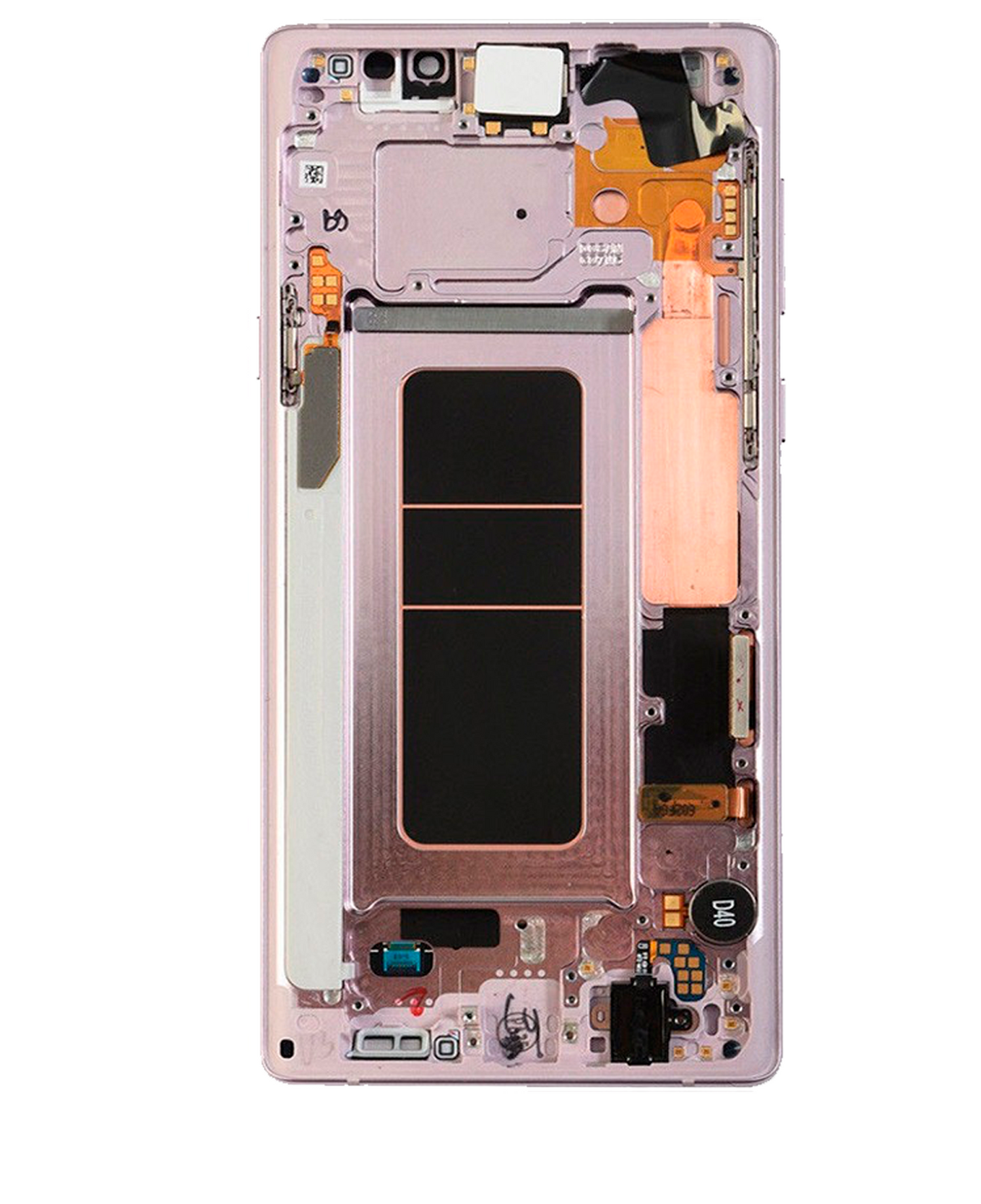 OLED Assembly With Frame For Samsung Galaxy Note 9 (Aftermarket Plus) (Alpine White)