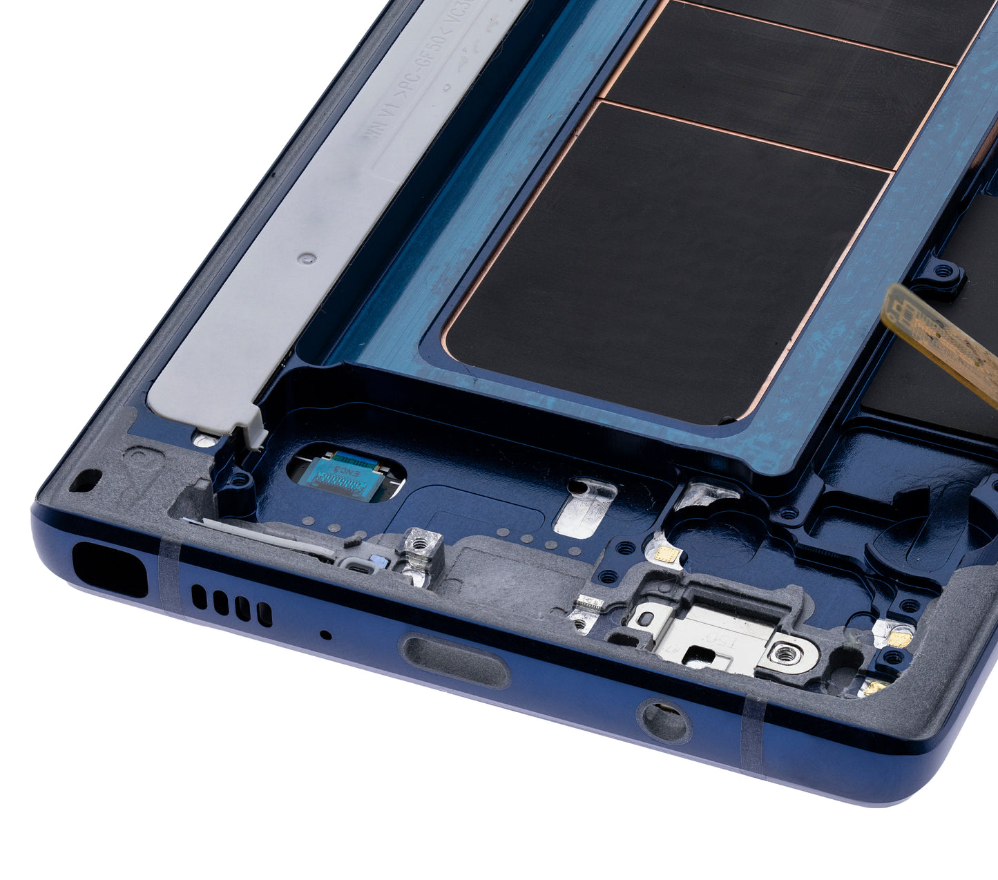 OLED Assembly With Frame For Samsung Galaxy Note 9 (Aftermarket Plus) (Ocean Blue)