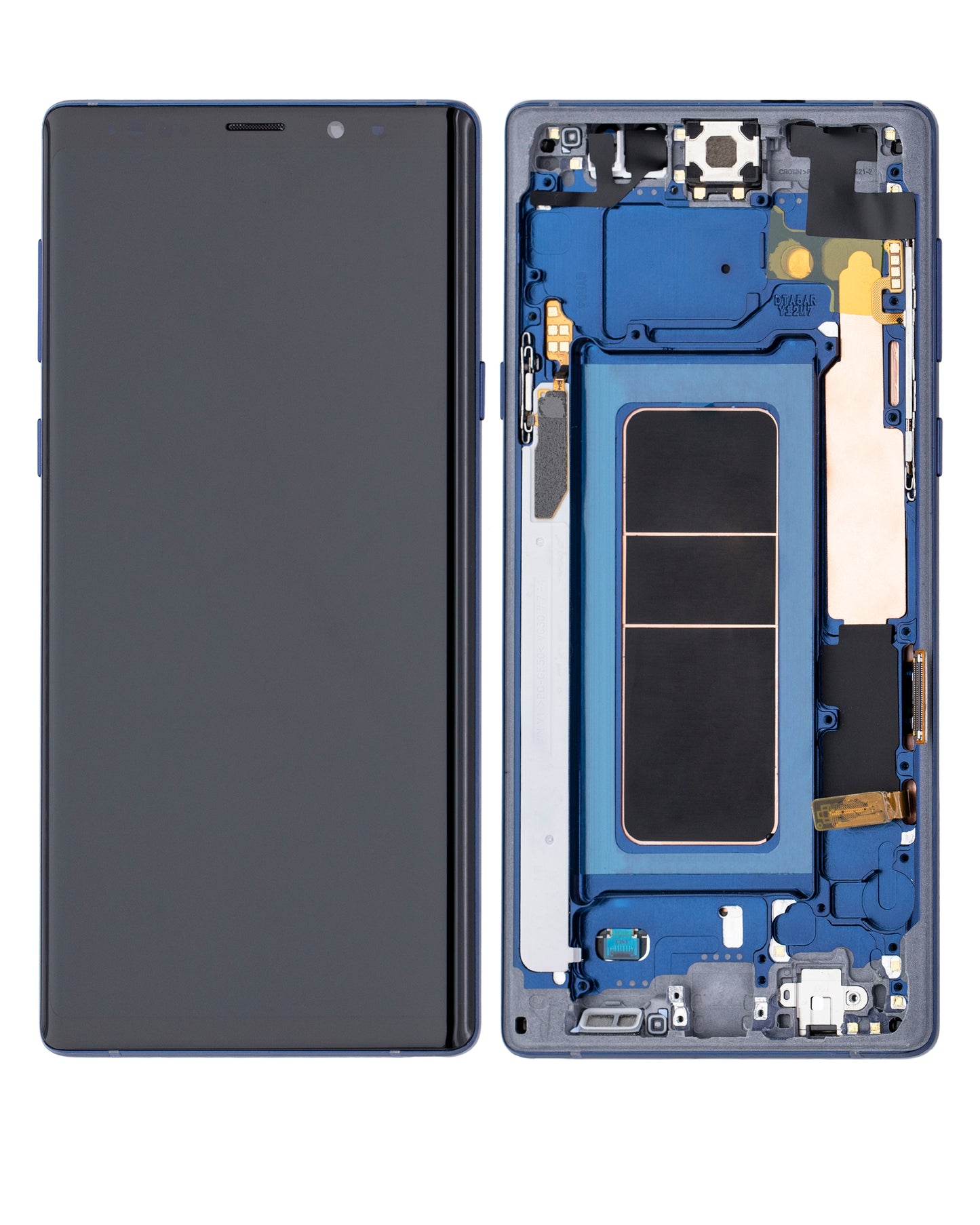 OLED Assembly With Frame For Samsung Galaxy Note 9 (Aftermarket Plus) (Ocean Blue)
