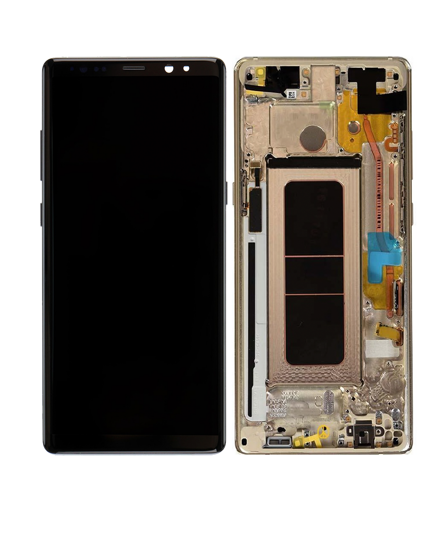 OLED Assembly With Frame For Samsung Galaxy Note 8 (Aftermarket Plus) (Maple Gold)