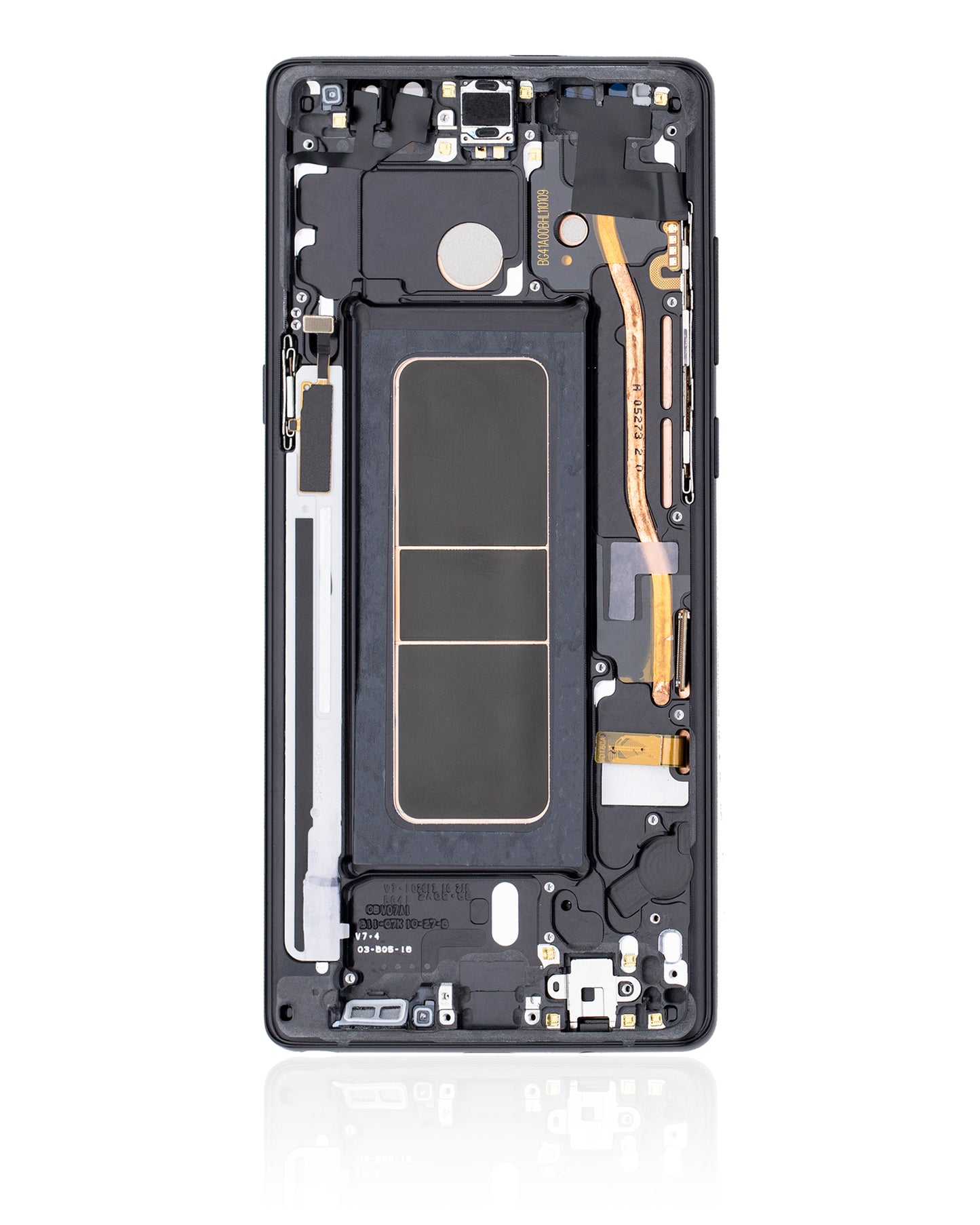 OLED Assembly With Frame For Samsung Galaxy Note 8 (Aftermarket Plus) (Midnight Black)