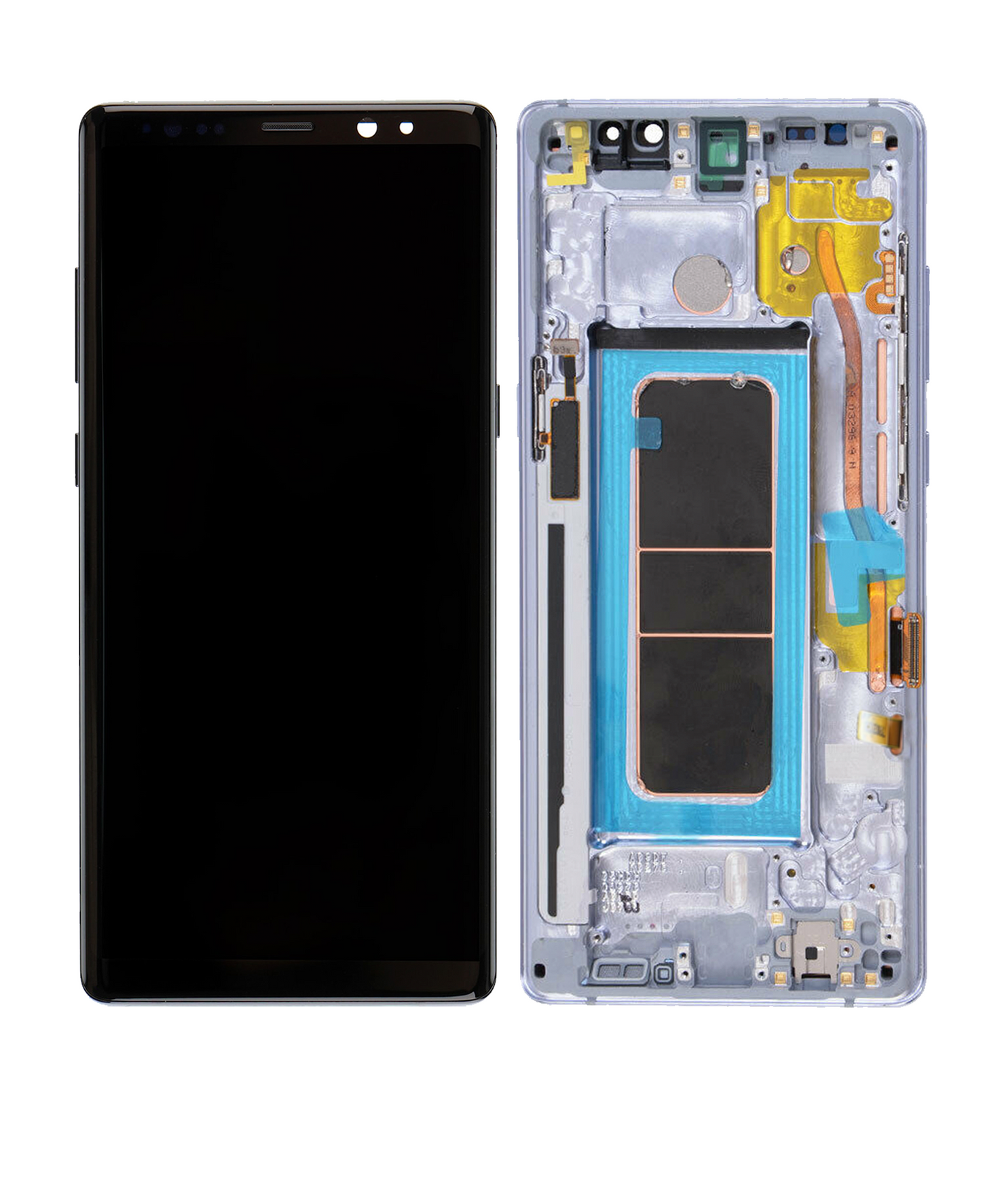 OLED Assembly With Frame For Samsung Galaxy Note 8 (Aftermarket Plus) (Orchid Gray)
