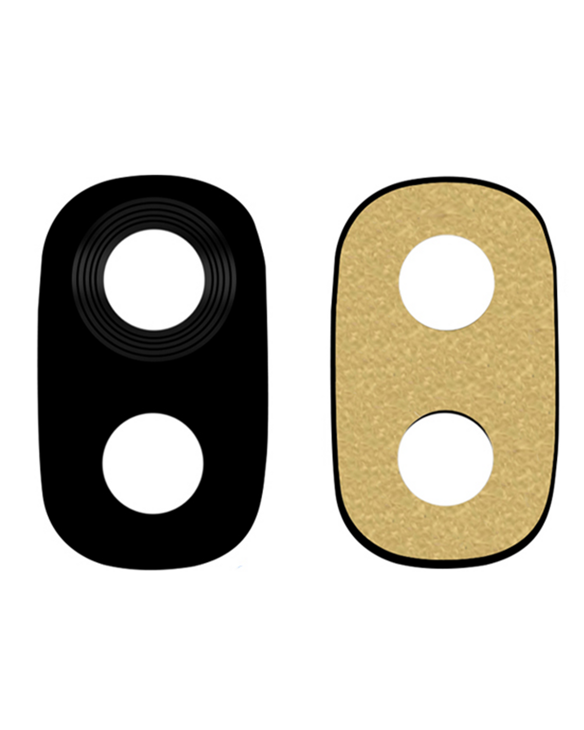 Back Camera Lens With Bezel Ring For Samsung Galaxy J3 (J337 / 2018) (Black) | Samsung Galaxy J3 (J337 / 2018) Replacement Parts | product image 3