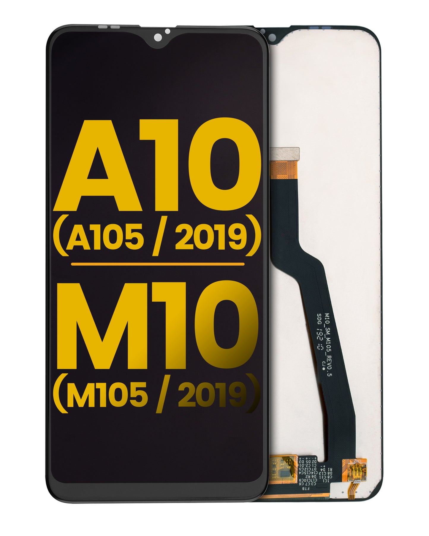 LCD Assembly Without Frame For Samsung Galaxy A10 (A105 / 2019) / M10 (M105 / 2019) (Refurbished) (All Colors) replacement part product image 1 - SKU 107082020001