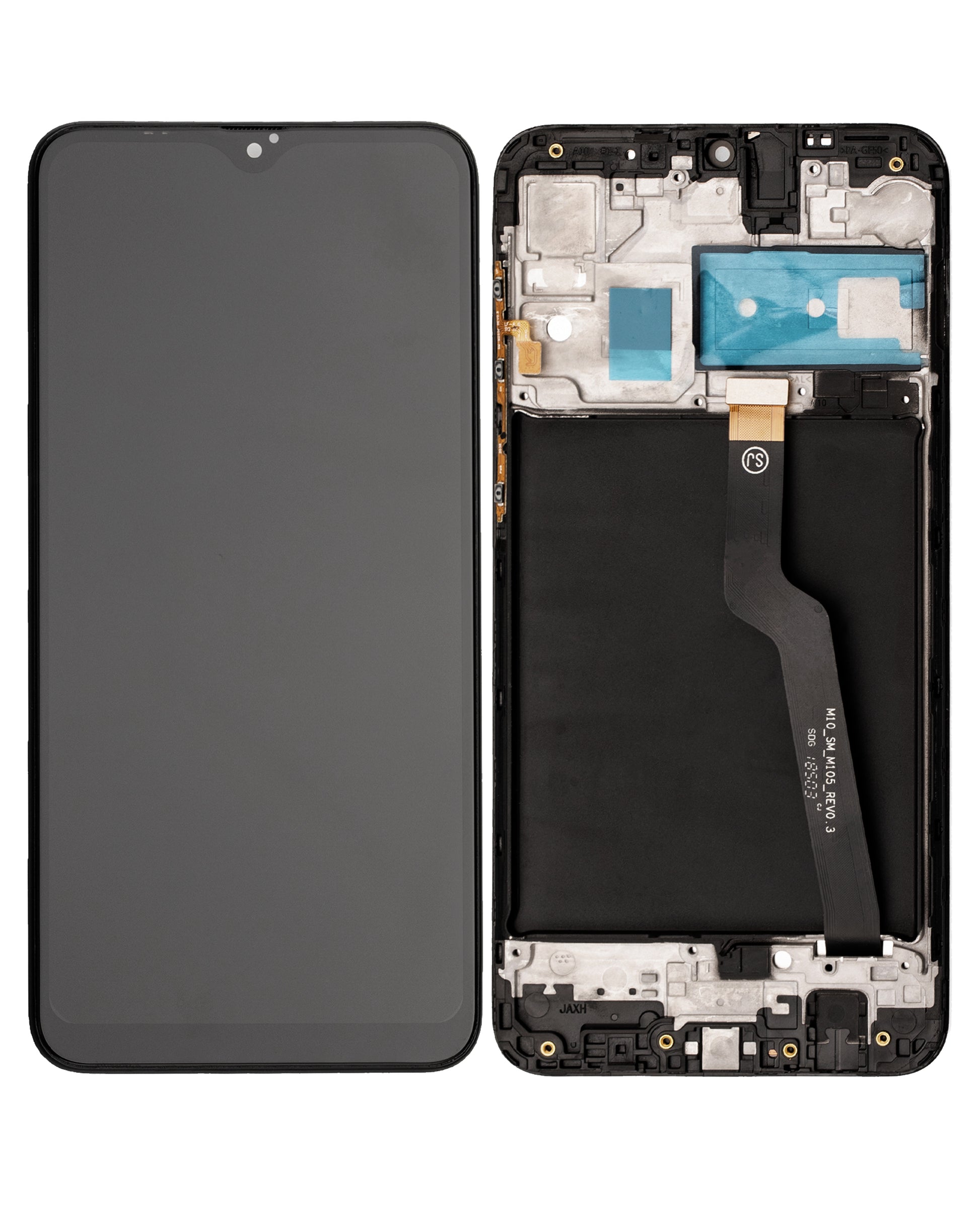LCD Assembly With Frame For Samsung Galaxy A10 (A105 / 2019) (Single Card Version) (Aftermarket Plus) (All Colors) replacement part product image 6 - SKU 107082020007