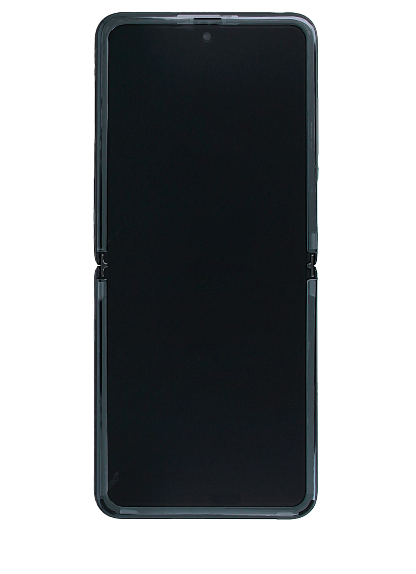 Inner OLED Assembly With Frame For Samsung Galaxy Z Flip 4G (F700) (Service Pack) (Mirror Black) - Side View | Tech Drip Canada
