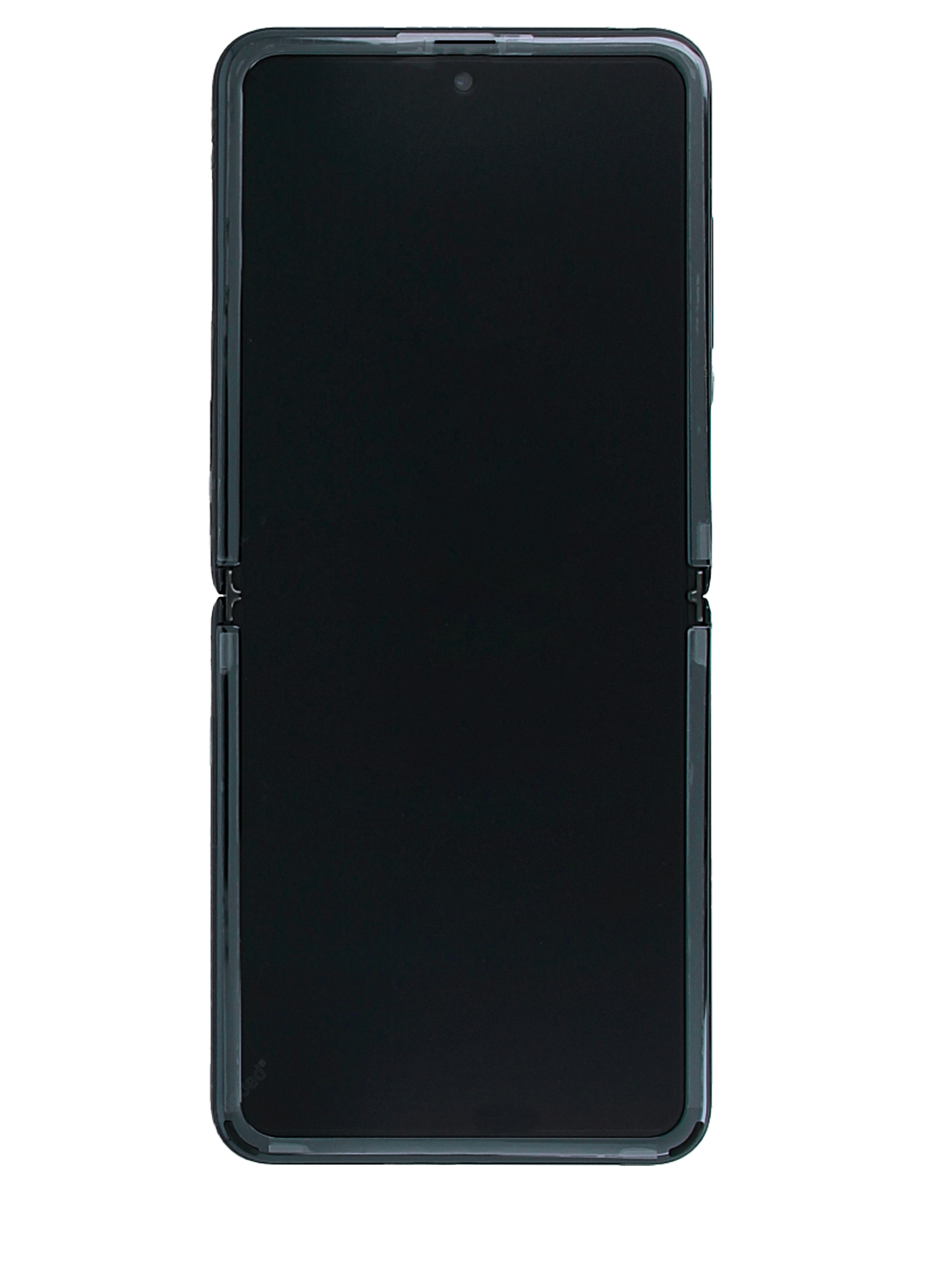 Inner OLED Assembly With Frame For Samsung Galaxy Z Flip 4G (F700) (Service Pack) (Mirror Black) - Side View | Tech Drip Canada