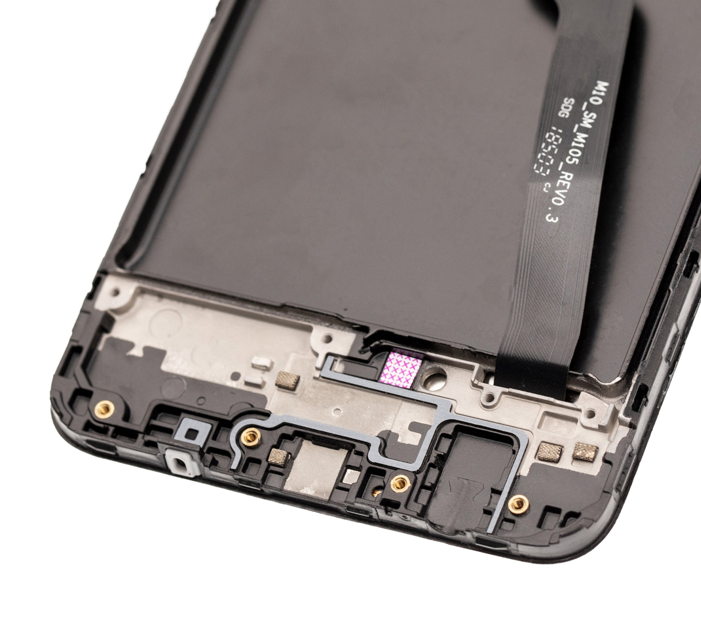 LCD Assembly With Frame For Samsung Galaxy A10 (A105 / 2019) (Dual Card Version) (Aftermarket Plus) (All Colors) replacement part product image 4 - SKU 107082020010