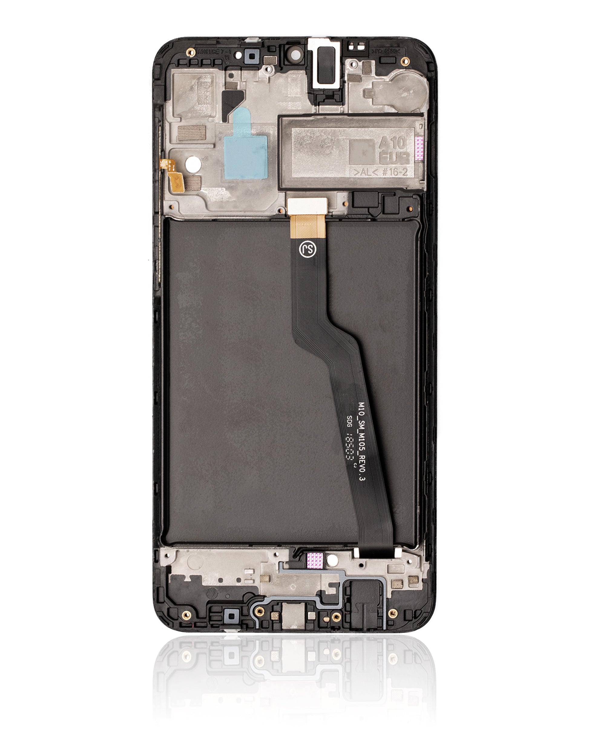 LCD Assembly With Frame For Samsung Galaxy A10 (A105 / 2019) (Dual Card Version) (Aftermarket Plus) (All Colors) replacement part product image 8 - SKU 107082020010