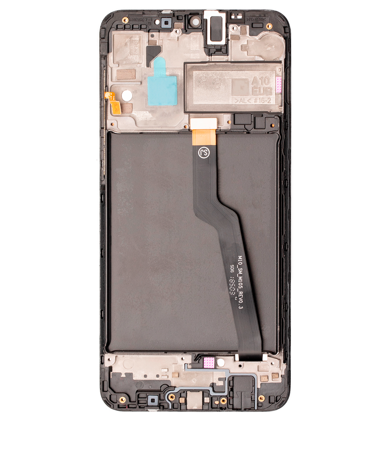LCD Assembly With Frame For Samsung Galaxy A10 (A105 / 2019) (International Dual Sim Version) (Refurbished) (Black) replacement part product image 8 - SKU 107082020011