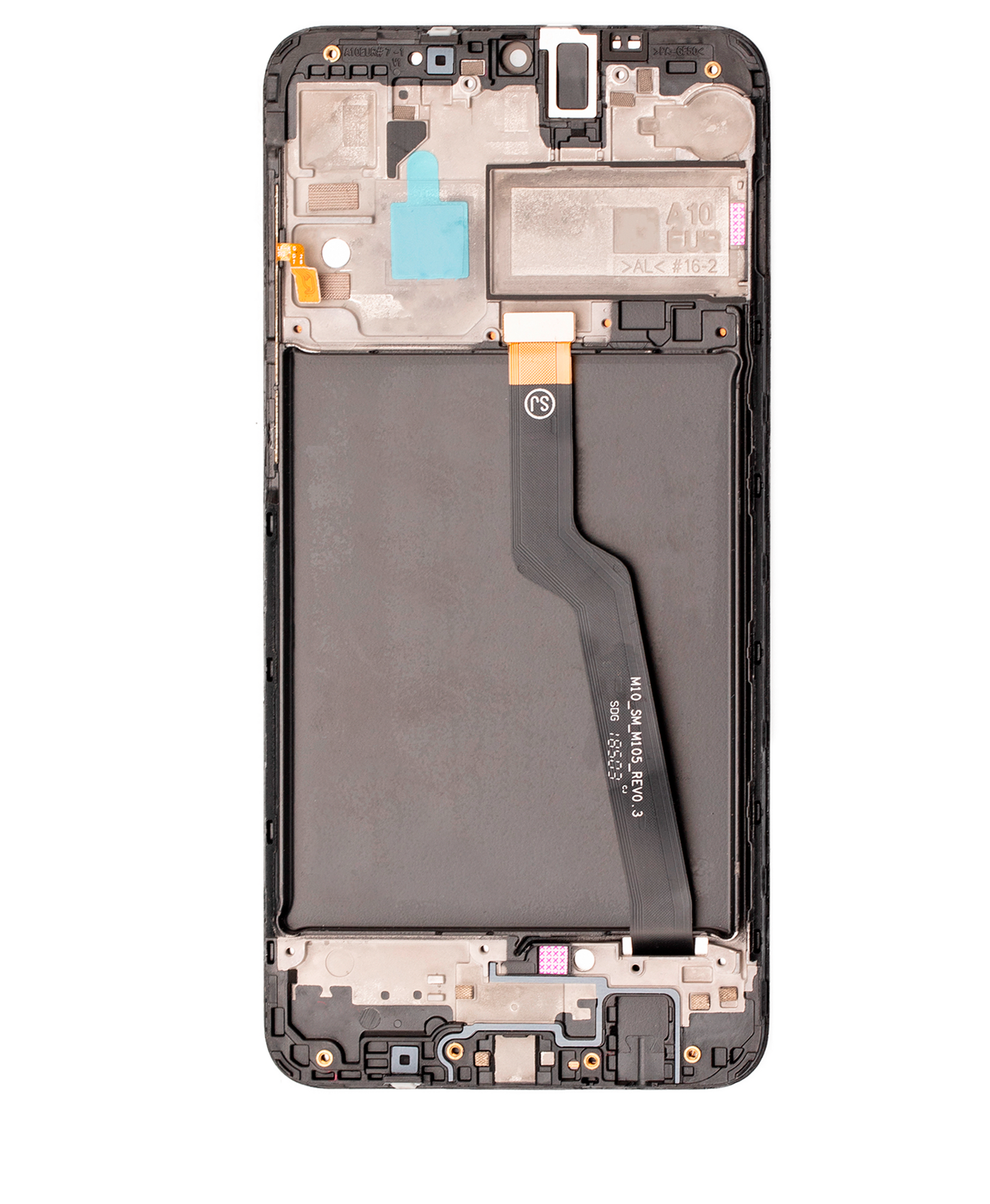 LCD Assembly With Frame For Samsung Galaxy A10 (A105 / 2019) (International Dual Sim Version) (Refurbished) (Black) replacement part product image 8 - SKU 107082020011