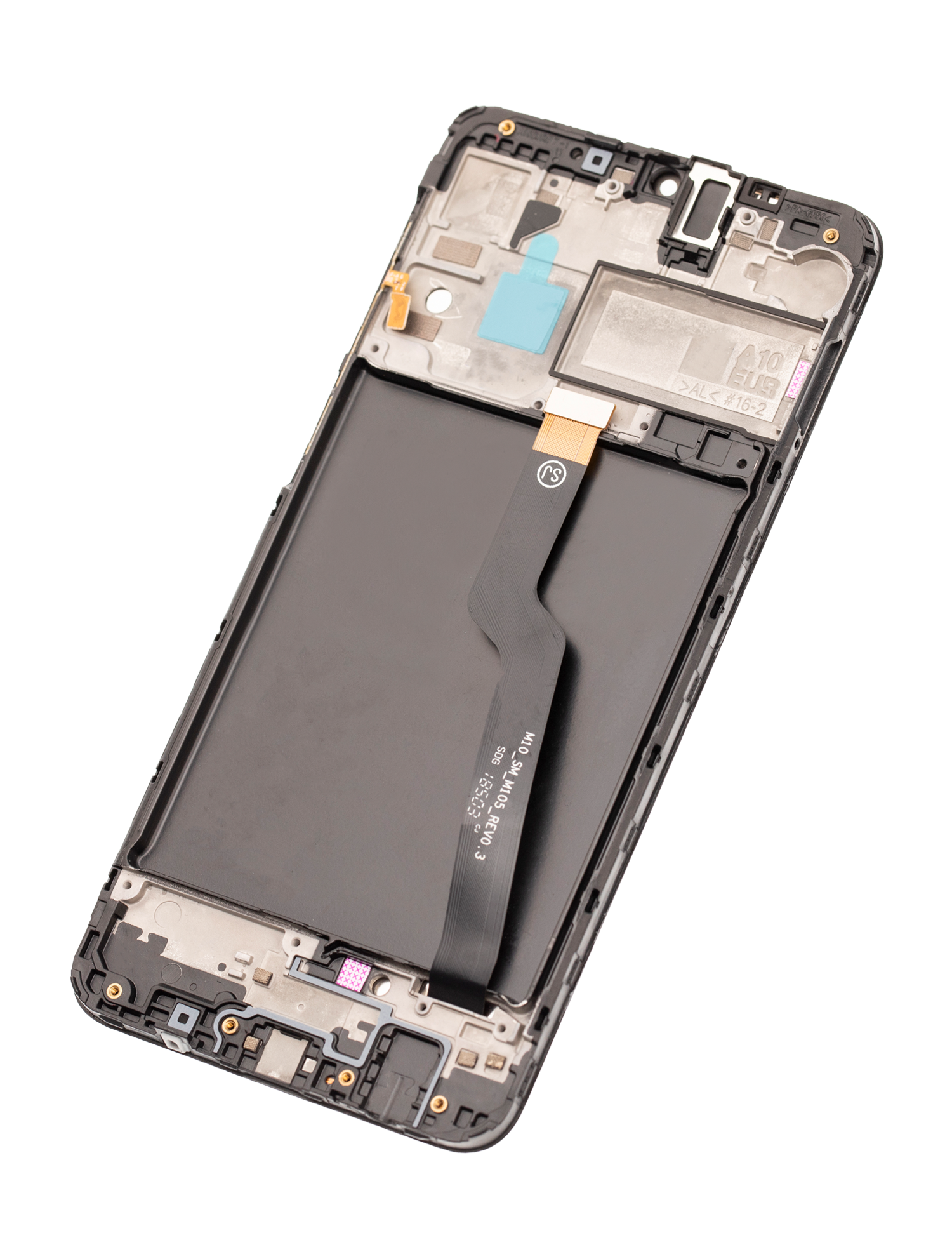 LCD Assembly With Frame For Samsung Galaxy A10 (A105 / 2019) (International Dual Sim Version) (Refurbished) (Black) replacement part product image 3 - SKU 107082020011
