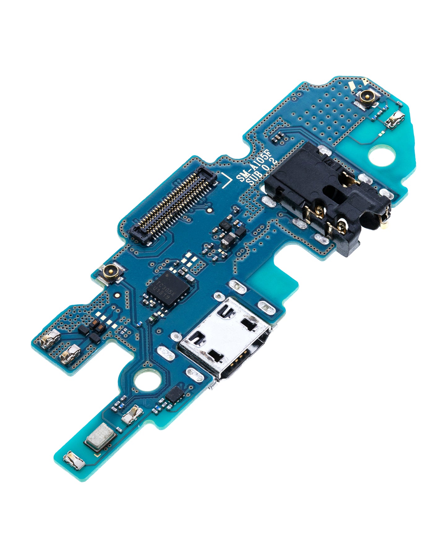 Charging Port Flex Cable With Headphone Jack For Samsung Galaxy A10 (A105 / 2019) (Premium) replacement part product image 4 - SKU 107082020024