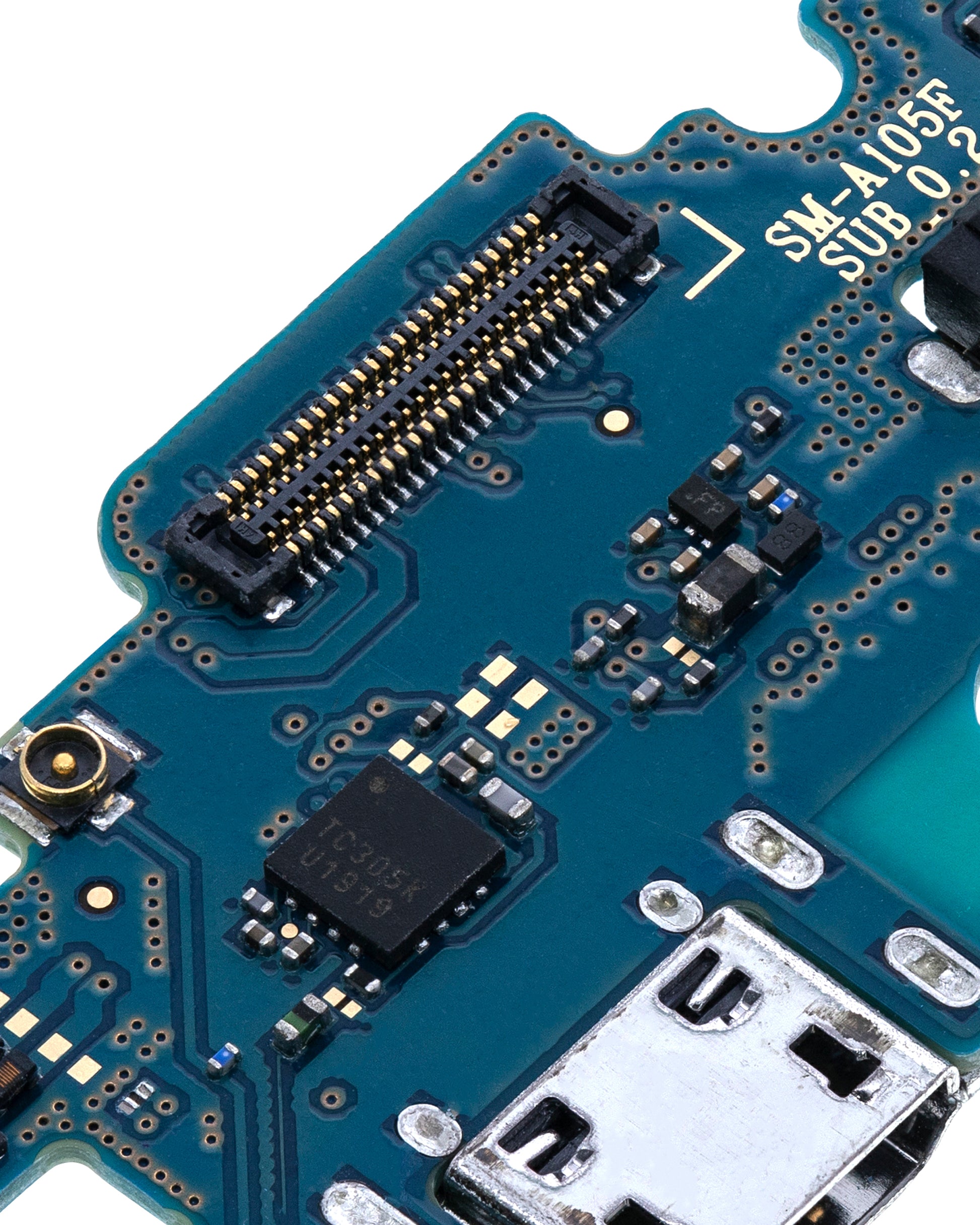 Charging Port Flex Cable With Headphone Jack For Samsung Galaxy A10 (A105 / 2019) (Premium) replacement part product image 5 - SKU 107082020024