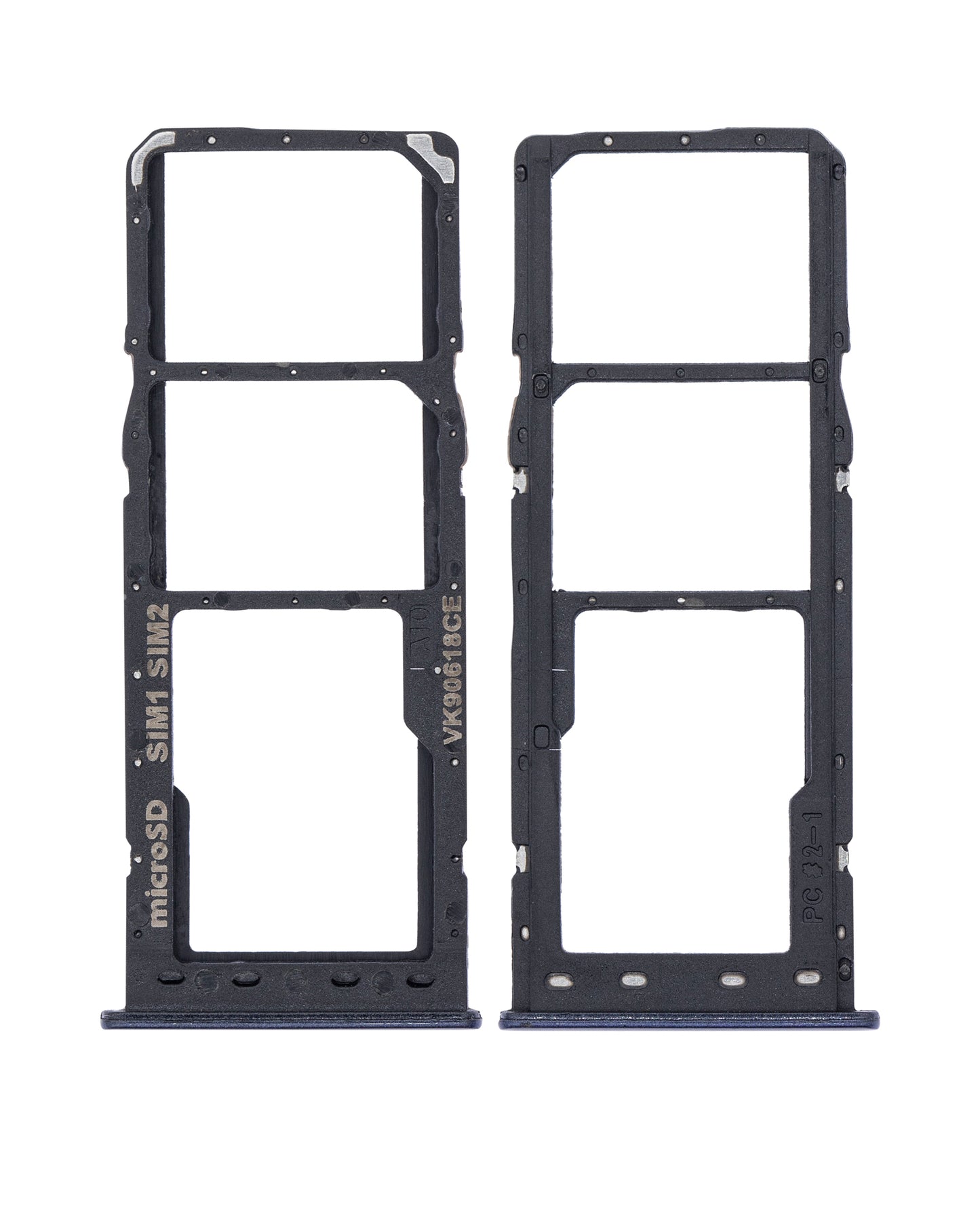 Dual Sim Card Tray For Samsung Galaxy A10 (A105 / 2019) (Black) replacement part product image 2 - SKU 107082020030