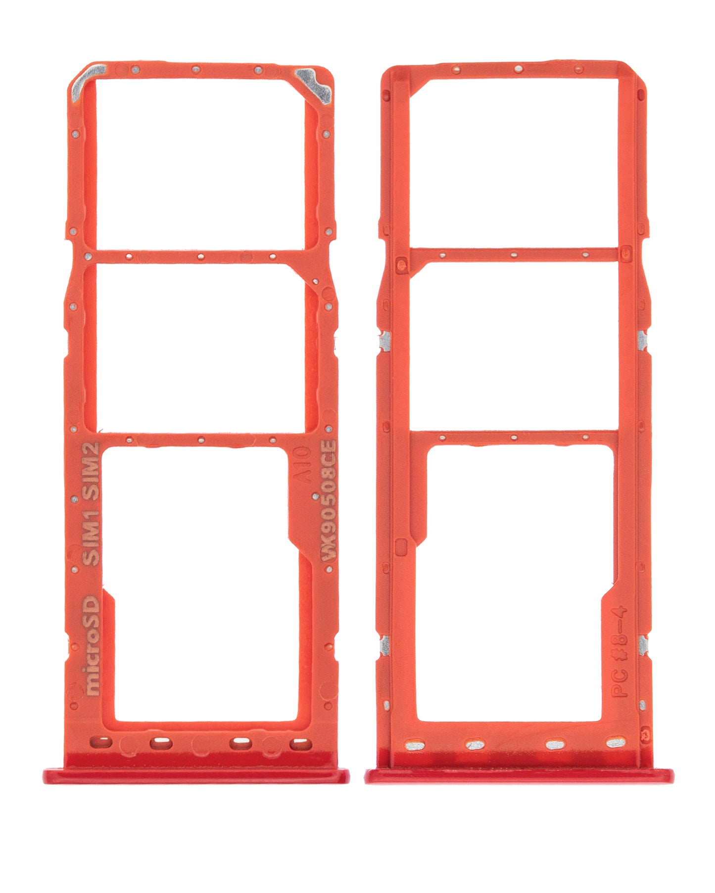 Dual Sim Card Tray For Samsung Galaxy A10 (A105 / 2019) (Red) replacement part product image 2 - SKU 107082020032