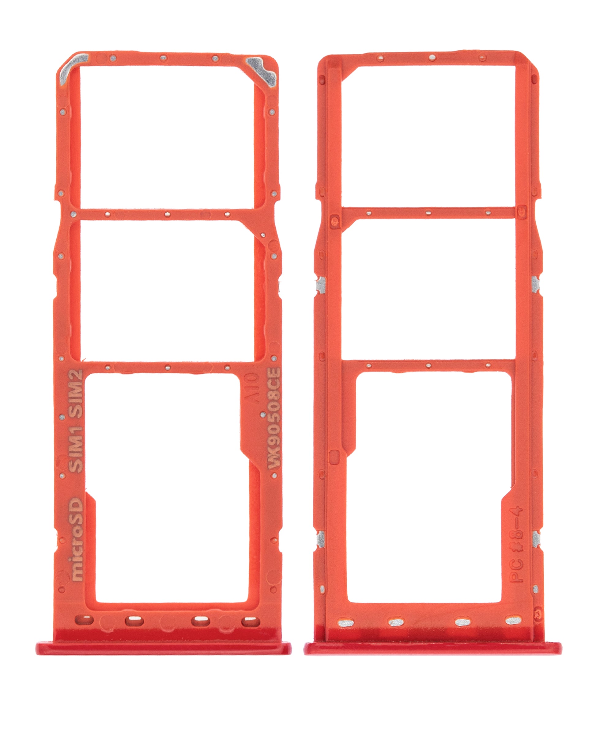 Dual Sim Card Tray For Samsung Galaxy A10 (A105 / 2019) (Red) replacement part product image 2 - SKU 107082020032